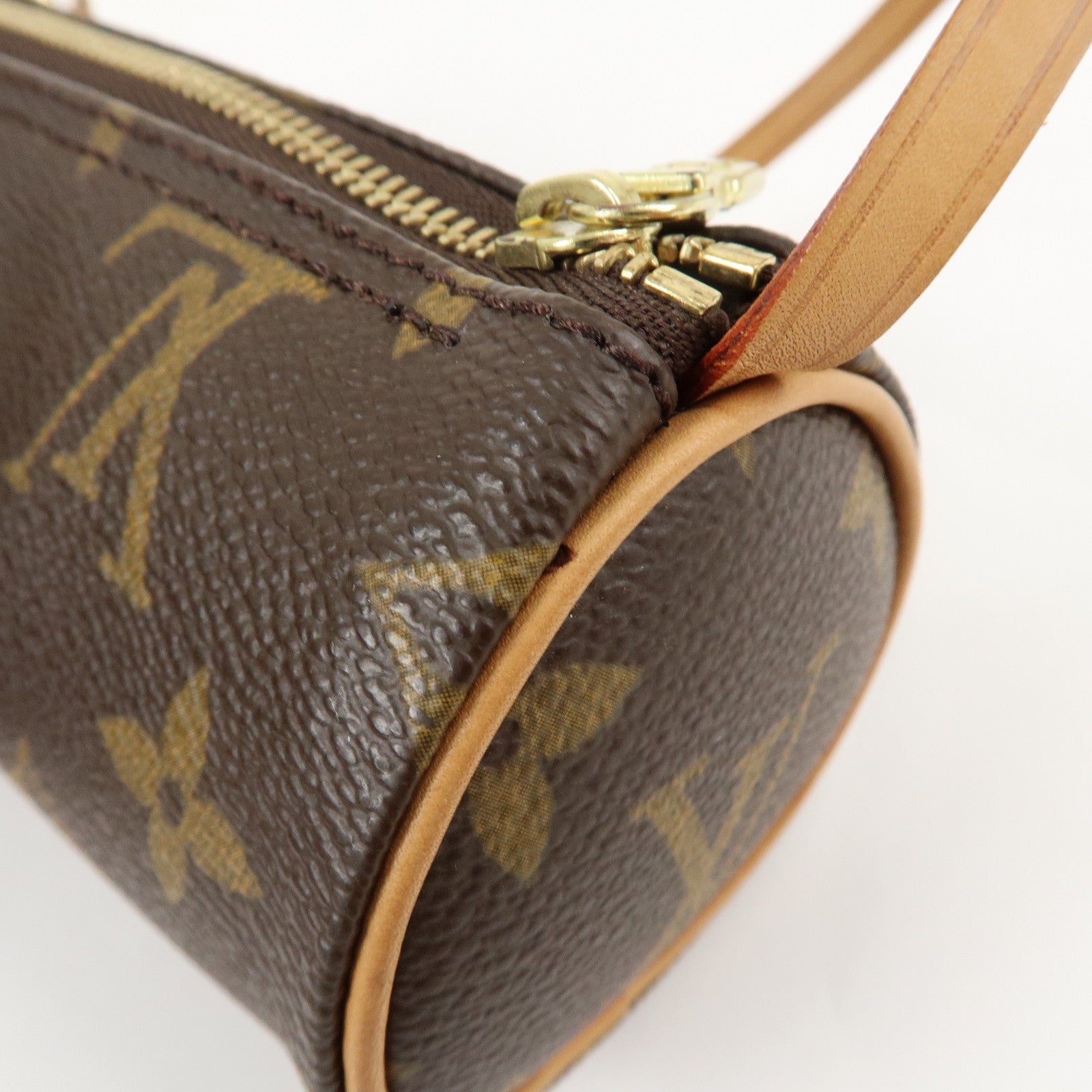 Louis Vuitton Monogram Mini Pouch for Papillon Bag Brown