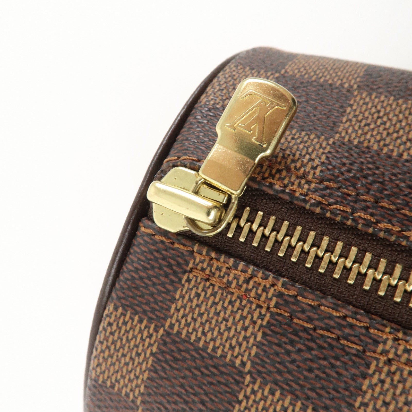 Louis Vuitton Damier Ebene Papillon 26 Hand Bag Brown N51304