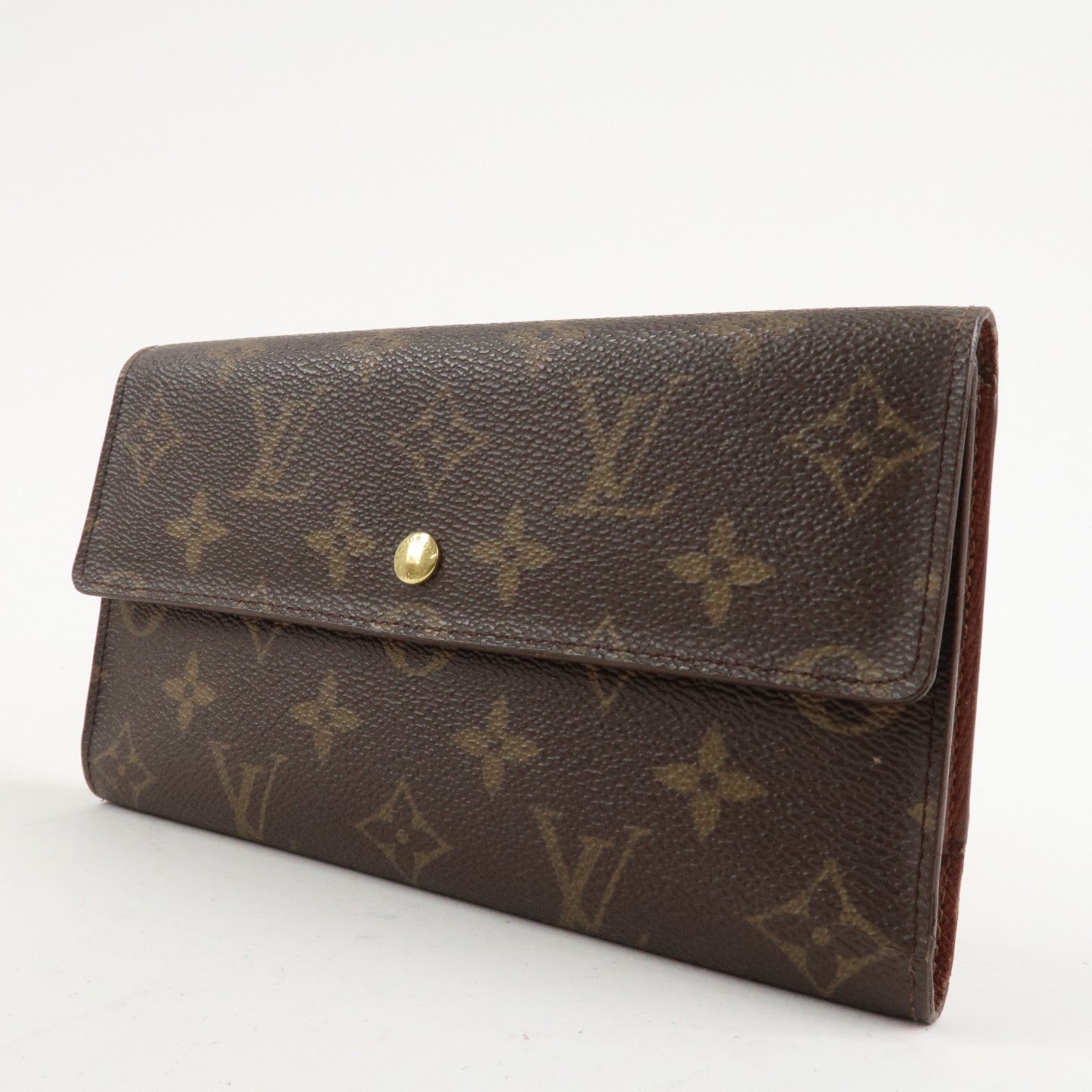 Louis Vuitton Monogram Set of 2 Porte Tresor International M61215 Used