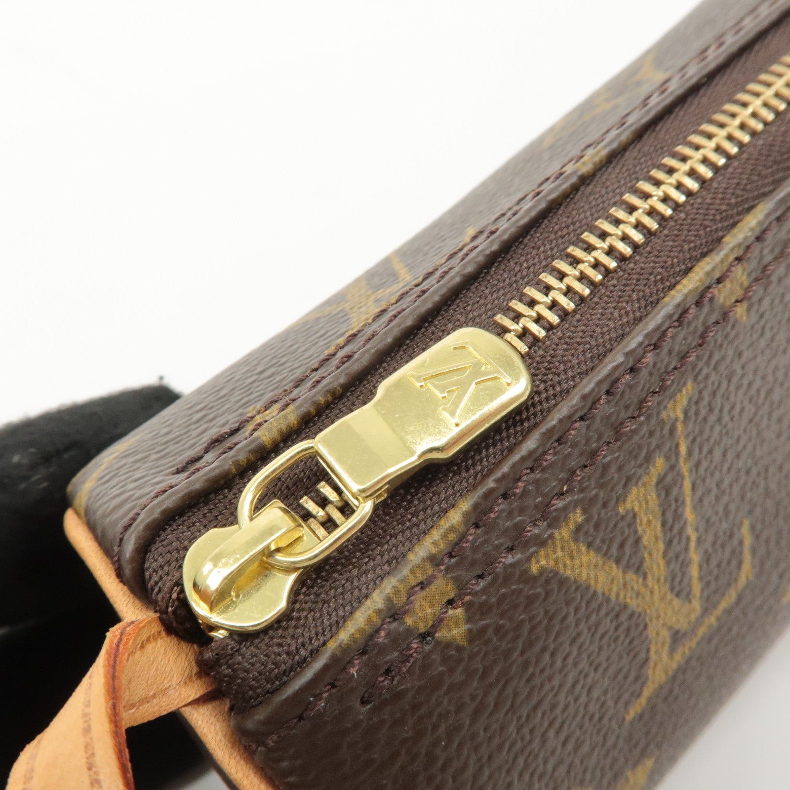 Louis Vuitton Monogram Mini Pouch for Papillon Bag Brown