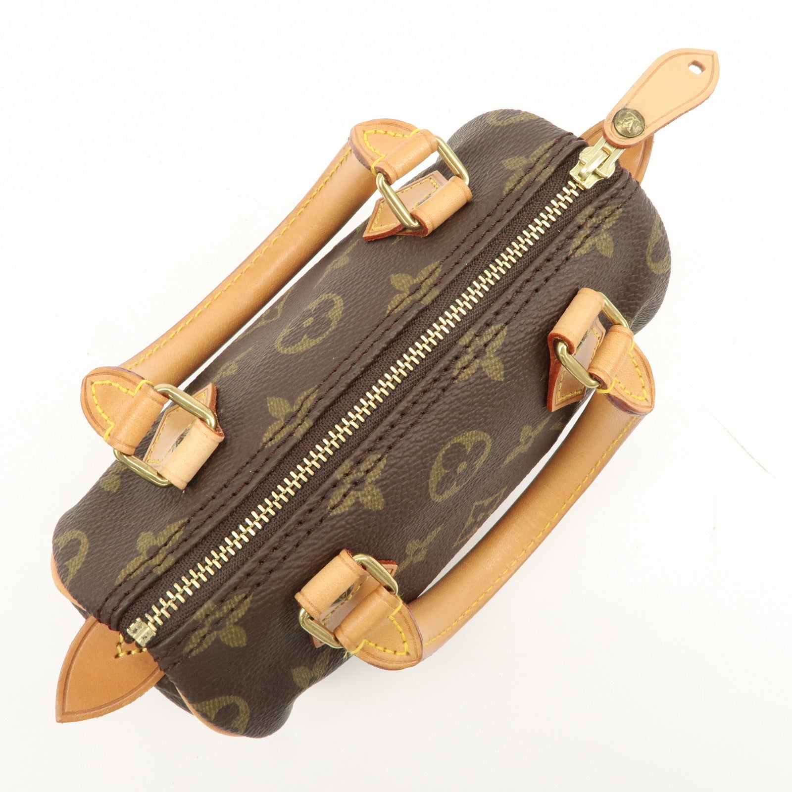 Louis Vuitton Monogram Mini Speedy & Strap M41534 J00145 Used