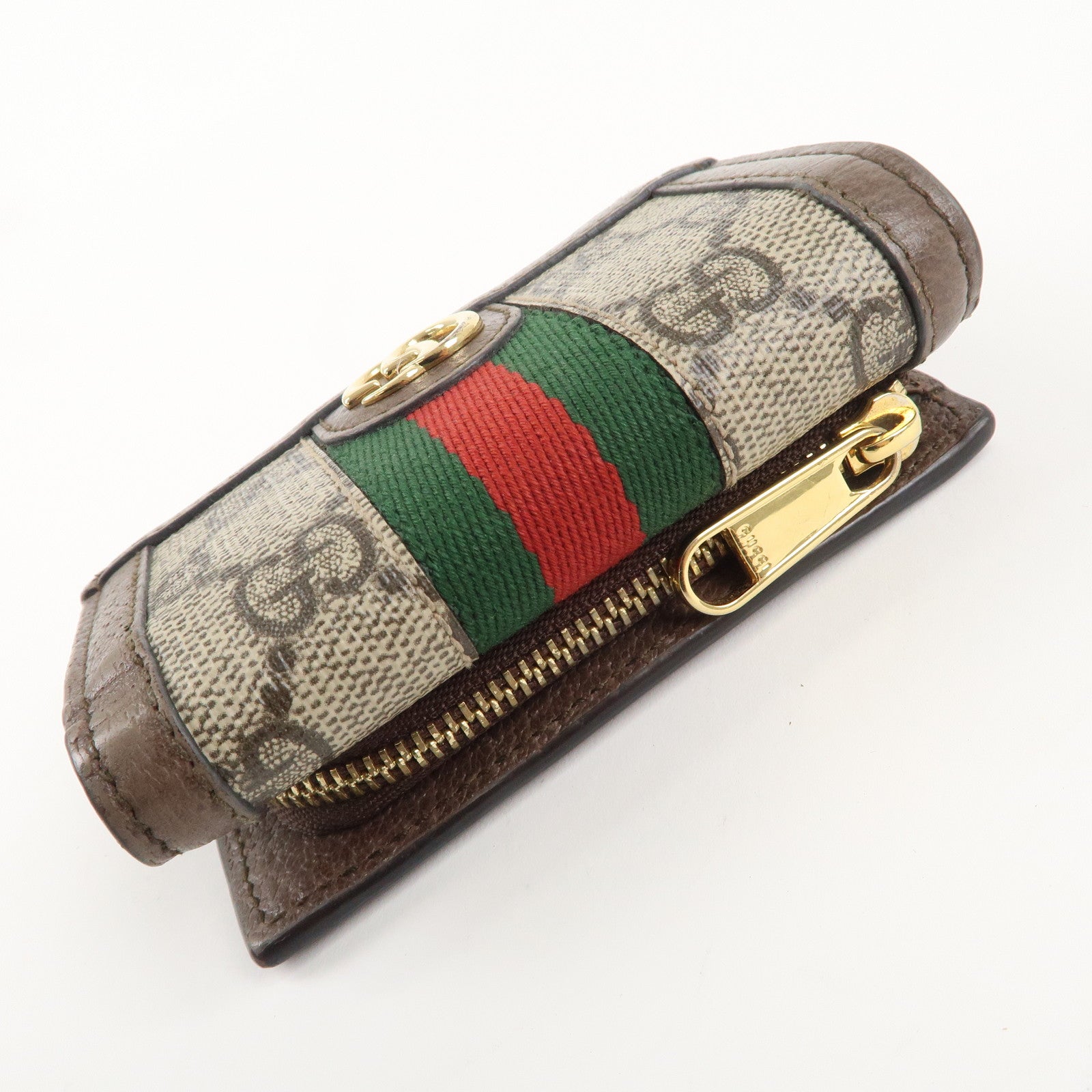 GUCCI Ophidia GG Supreme Leather Trifold Wallet 644334