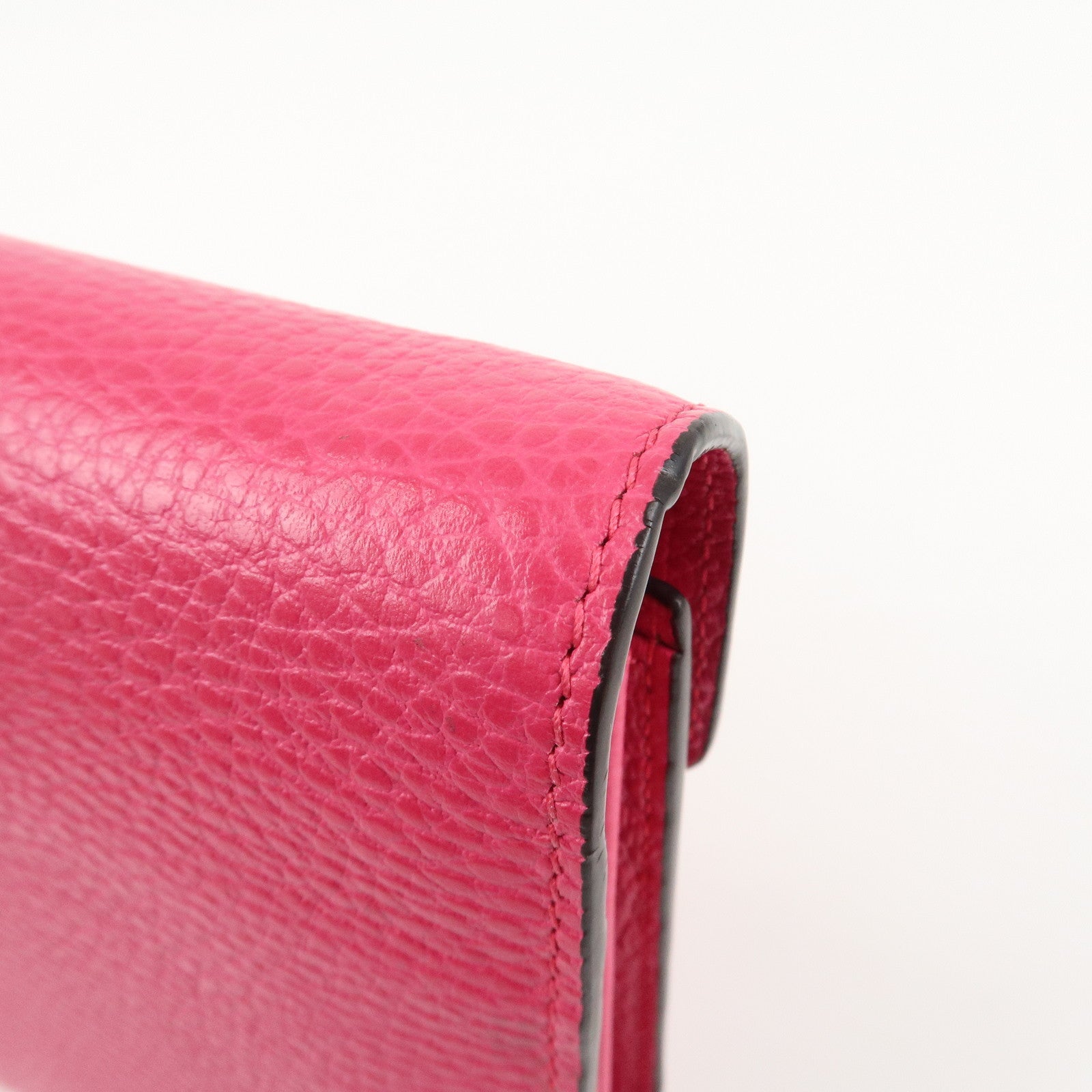 GUCCI Dionysus Leather Chain Shoulder Bag Pink 401231 Used