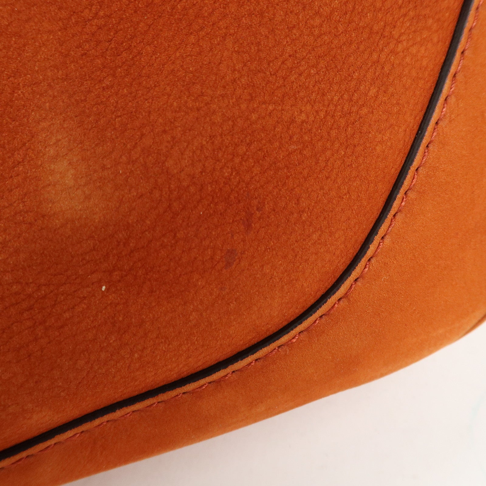 GUCCI New Jackie Suede Shoulder Bag  Orange 277520 Used