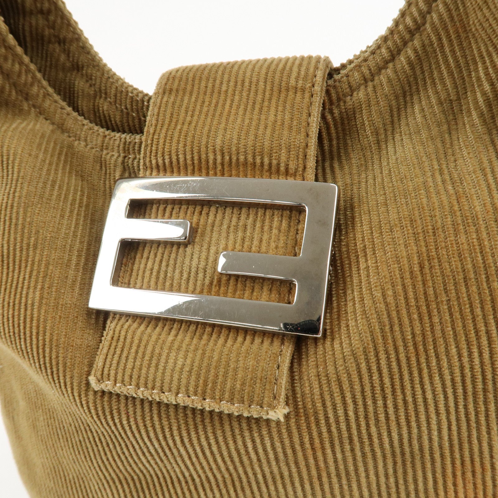 FENDI Corduroy Shoulder Bag 20686