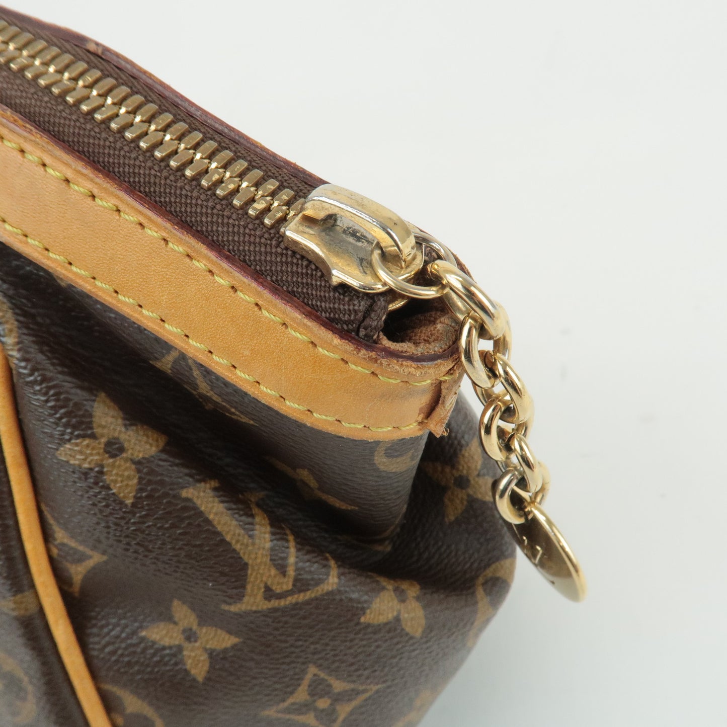 Louis Vuitton Monogram Tivoli PM Hand Bag Brown M40143