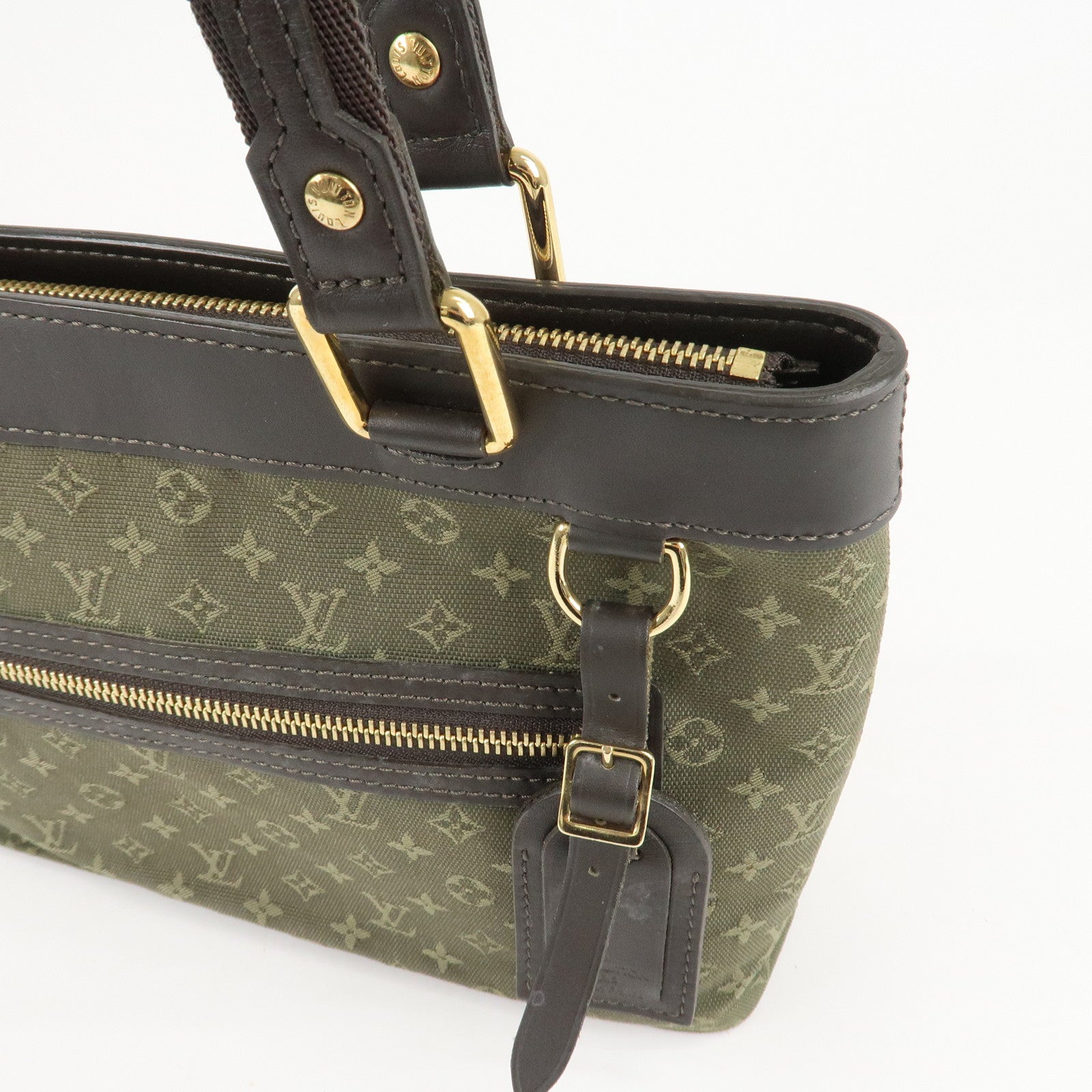 Louis Vuitton Monogram Mini Lucille PM Hand Bag TST Khaki M92682