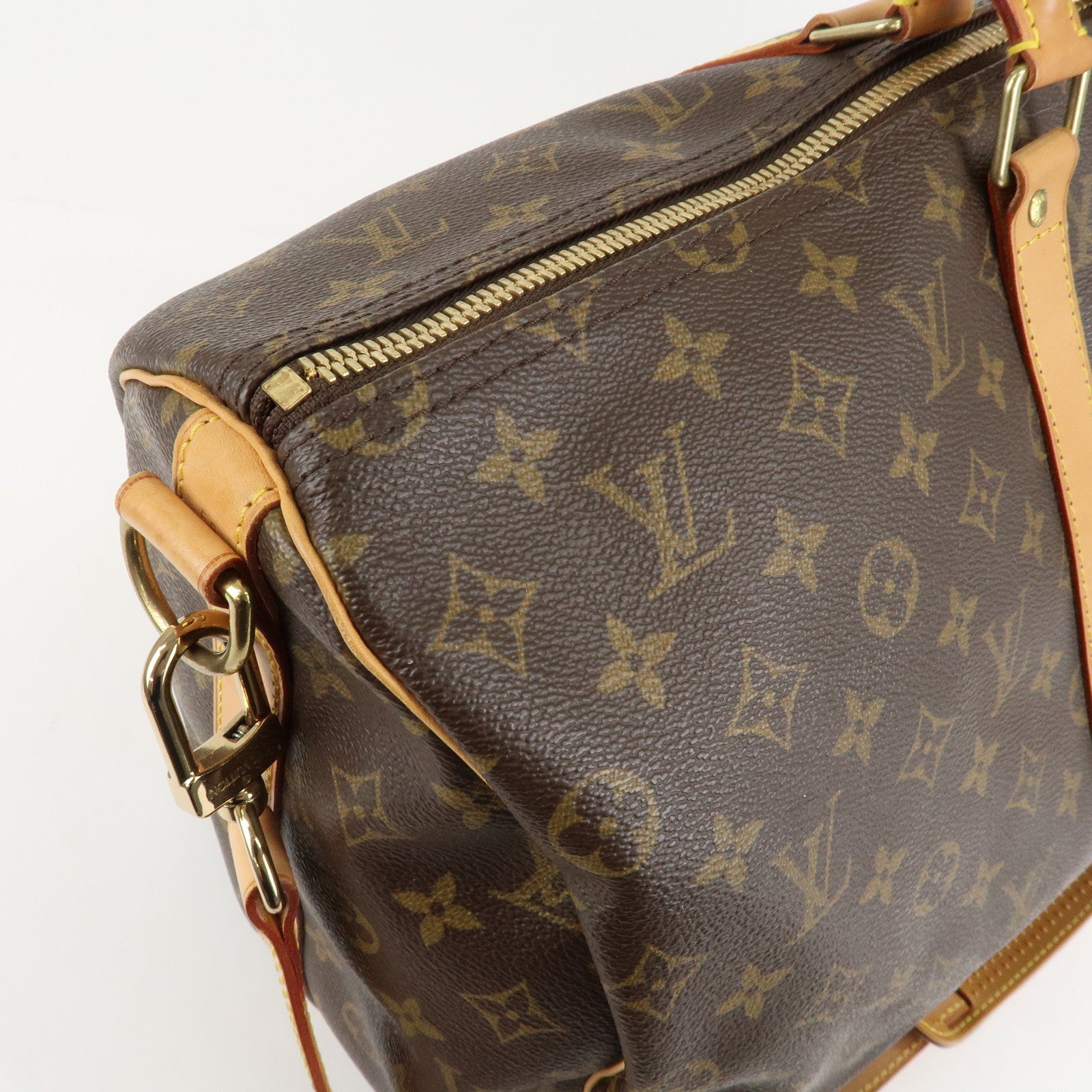 Louis Vuitton Monogram Keep All Bandouliere 50 Boston Bag M41416