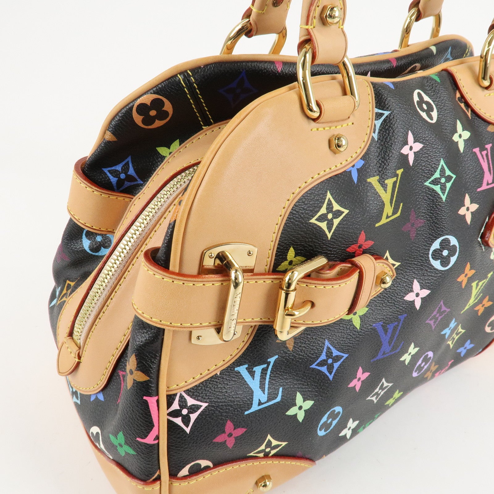 Louis Vuitton Monogram Multi Color Claudia Hand Bag M40194