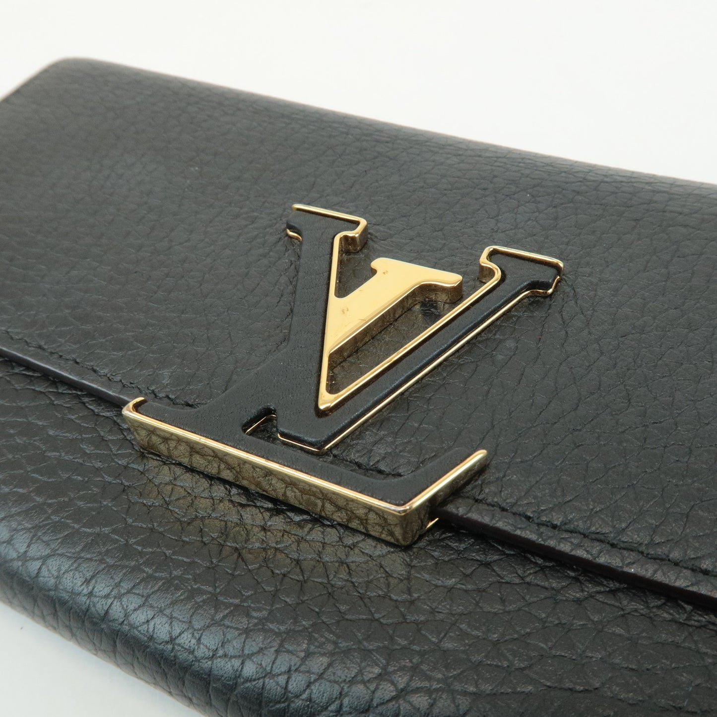 Louis Vuitton Portofoille Capucines Wallet Black Noir M61248