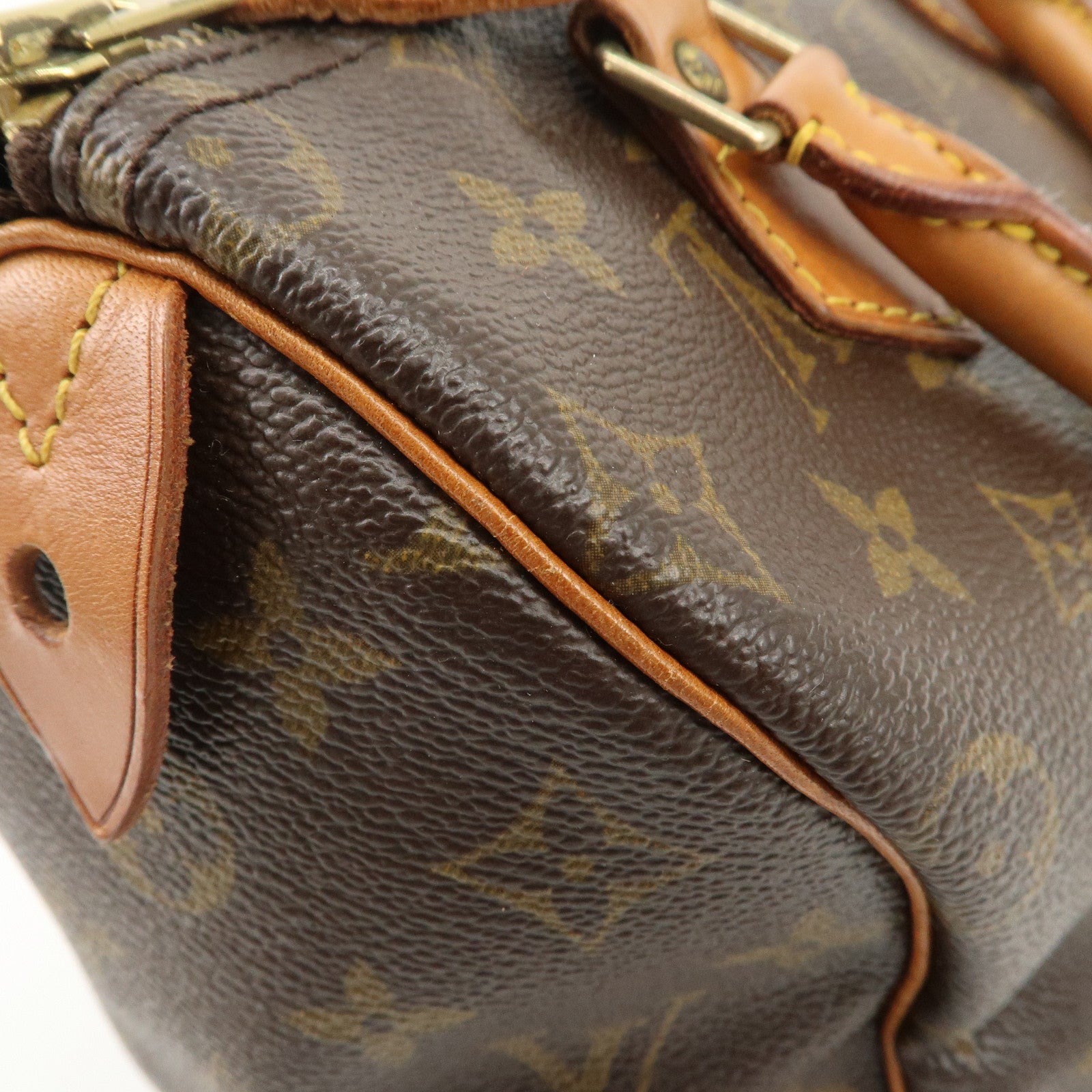 Louis Vuitton Monogram Speedy 25 Hand Bag Boston Bag M41528 Used