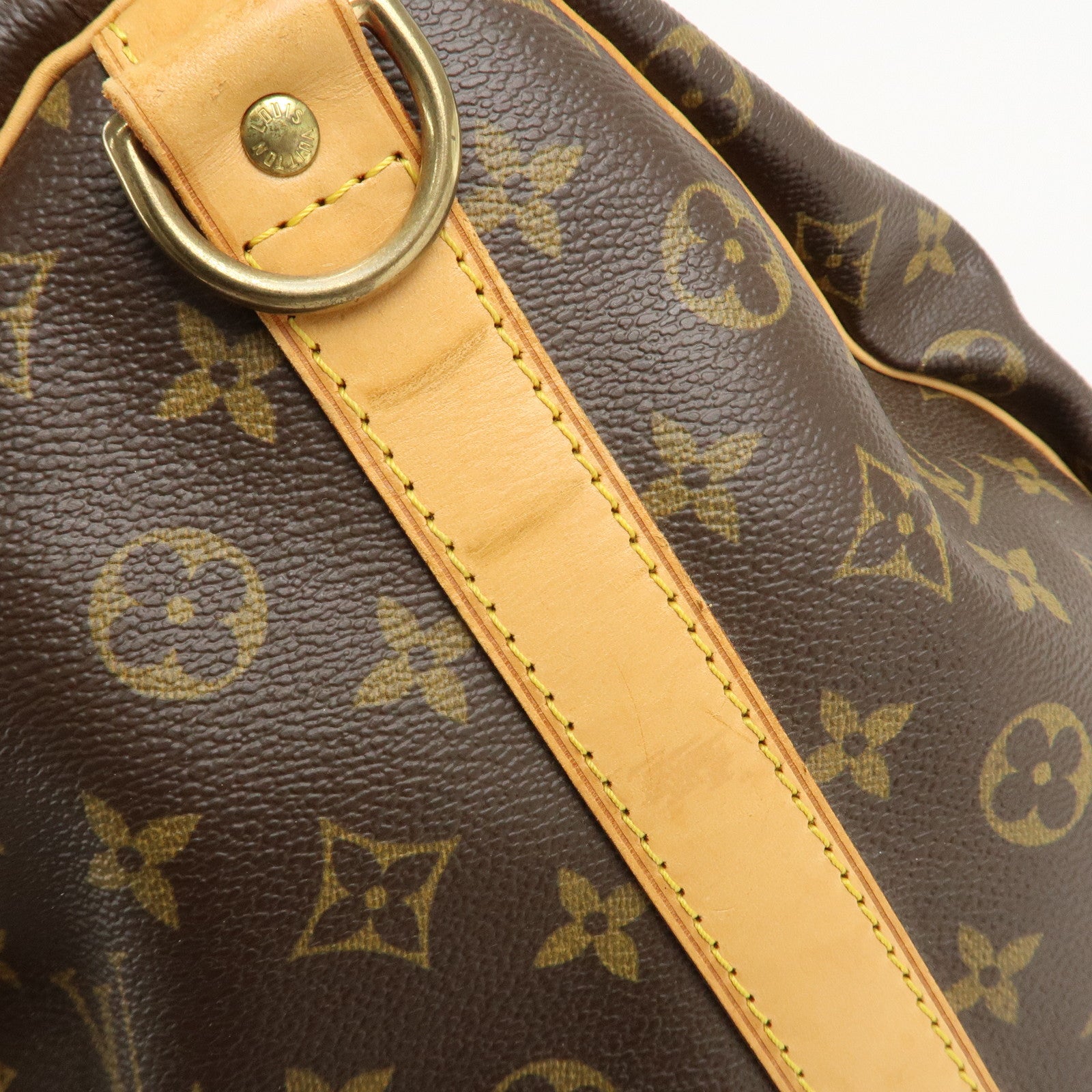 Louis Vuitton Monogram Keep All Bandouliere 55 Boston Bag M41414