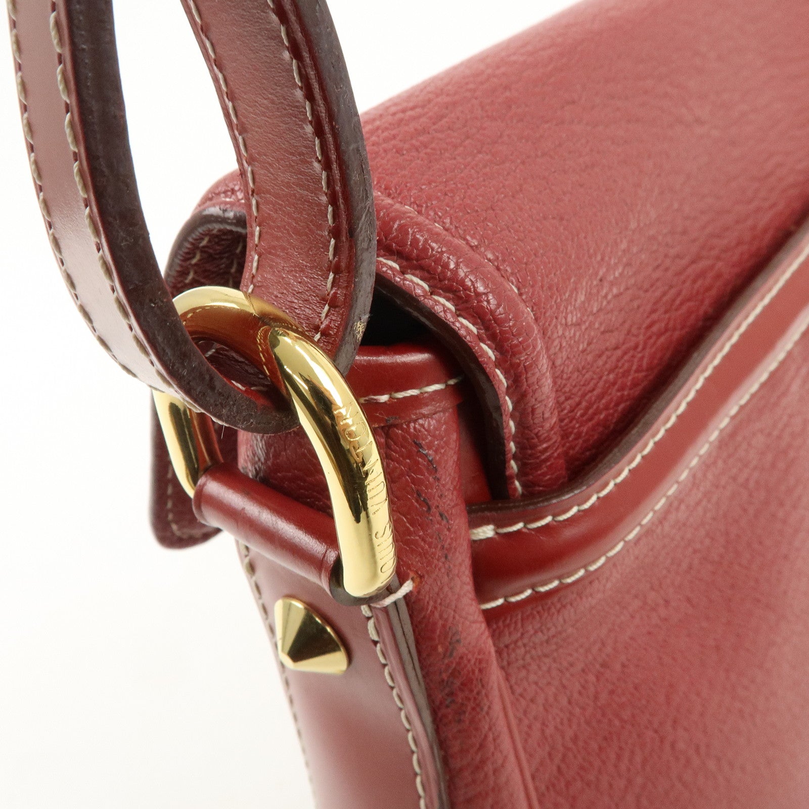 Louis Vuitton Suhari L'essentielle Shoulder Bag Red M95846 Used