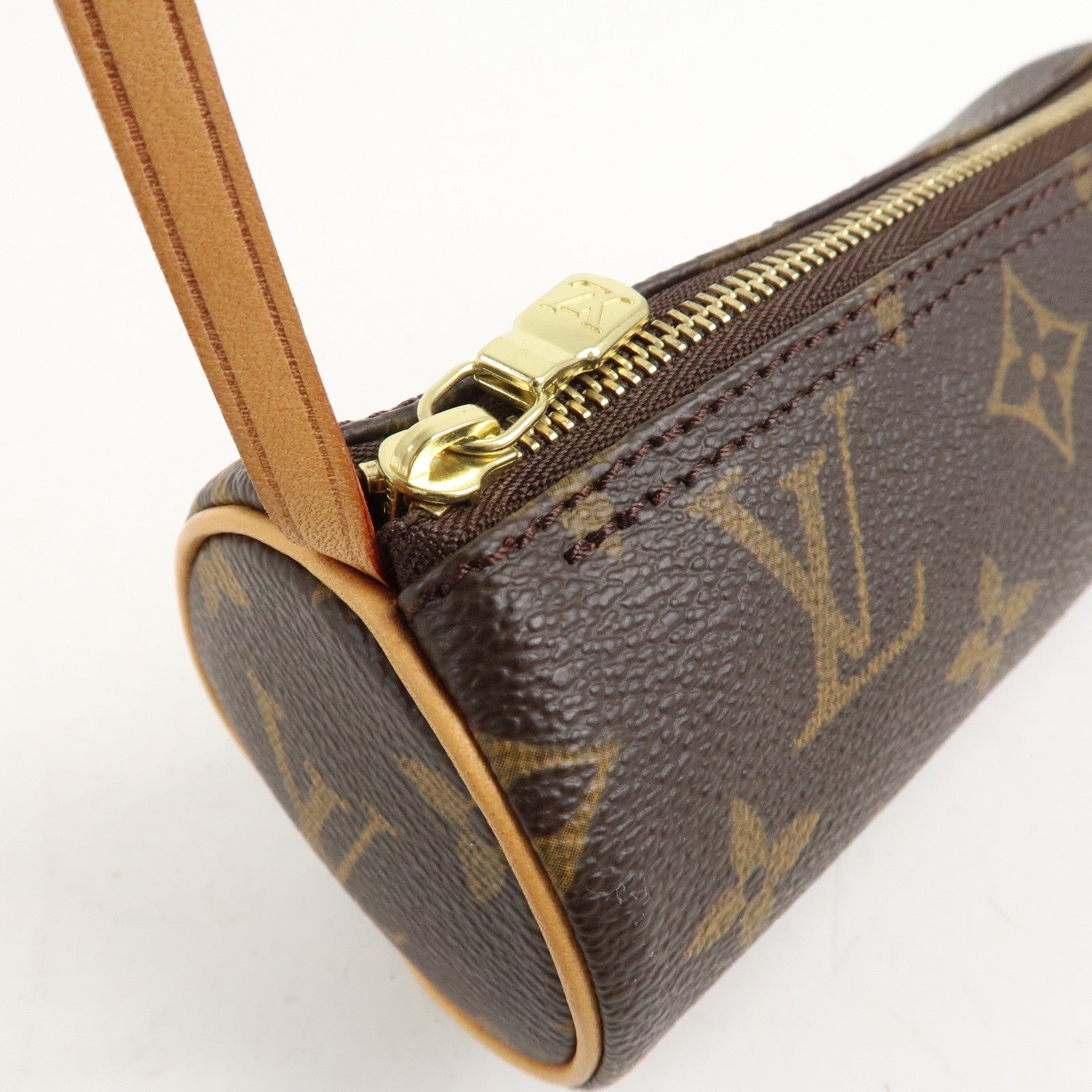 Louis Vuitton Monogram Mini Pouch for Papillon Bag Brown