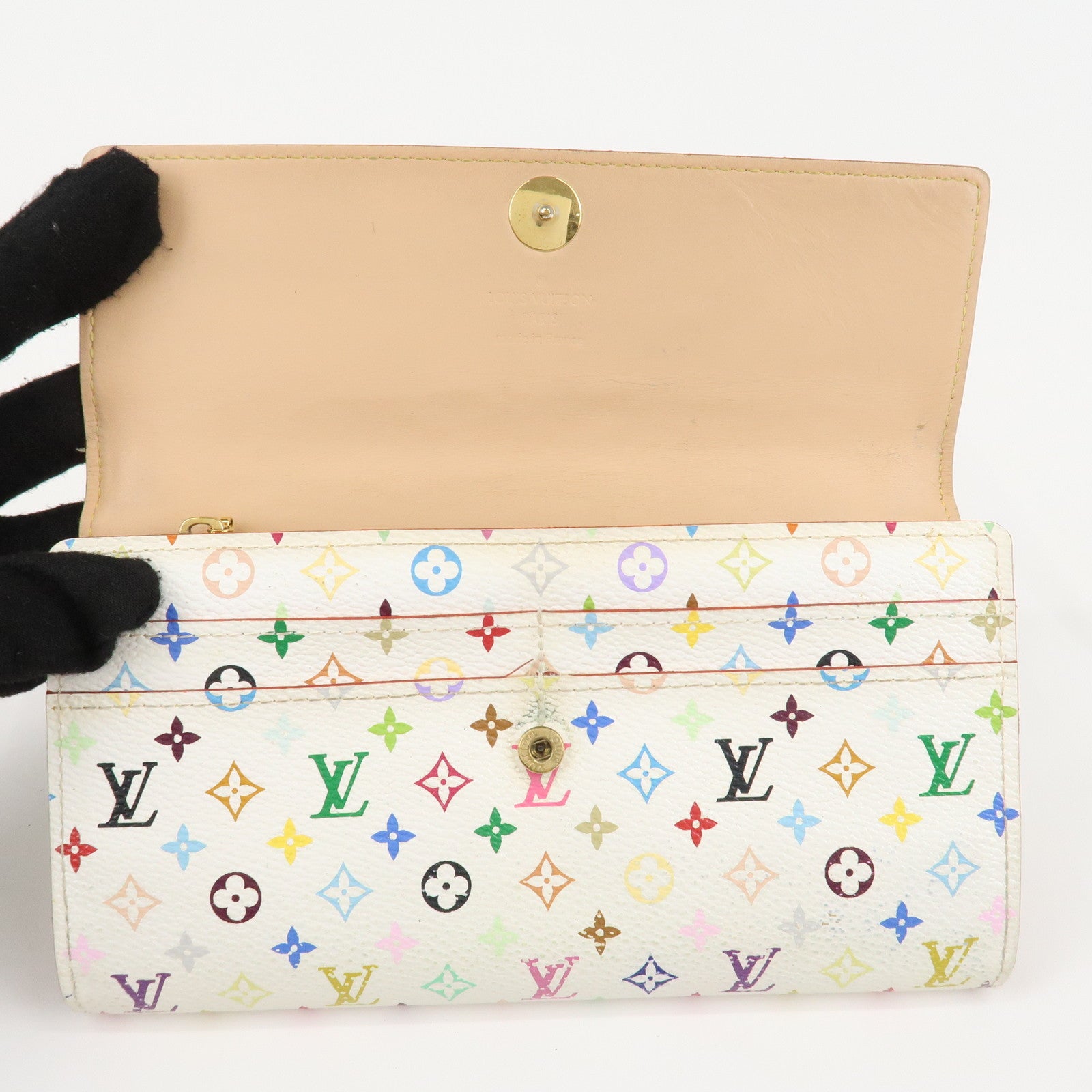 Louis Vuitton Monogram Multicolor Portefeuille Sarah Wallet M93532