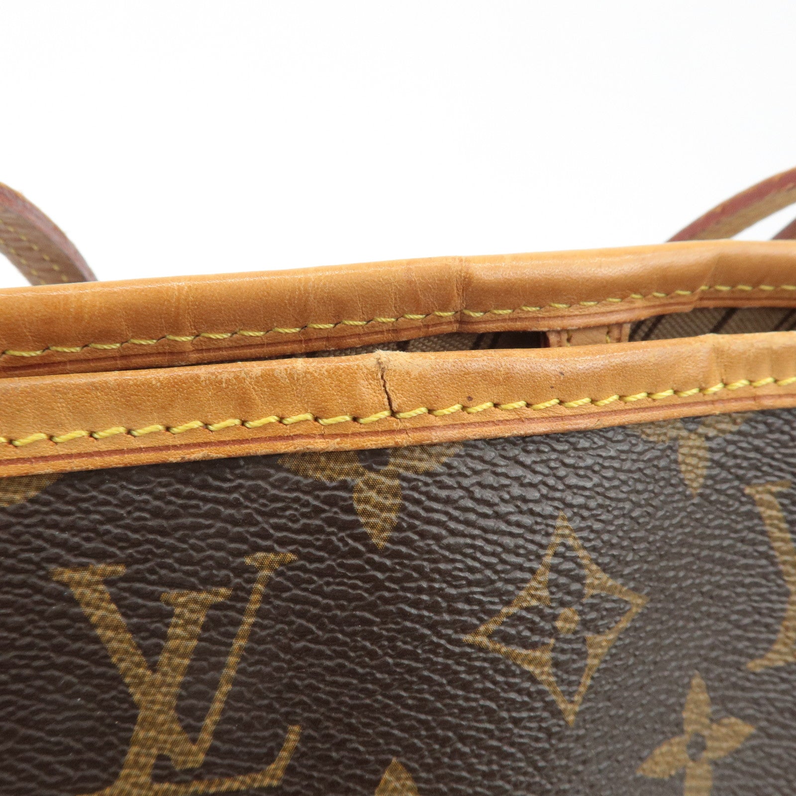 Louis Vuitton Monogram Neverfull MM Tote Bag Brown M40156