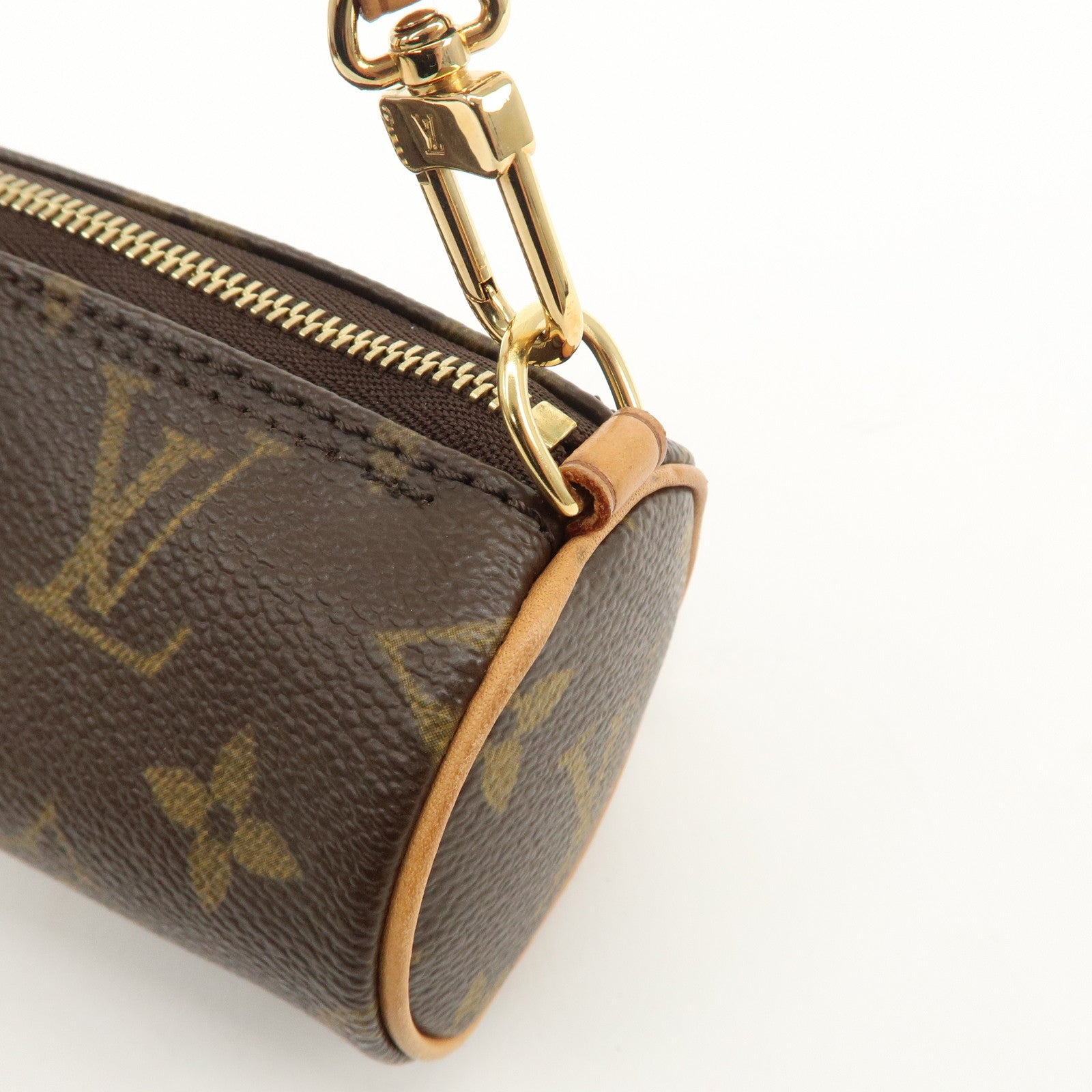 Louis Vuitton Monogram Pouch for Papillon Bag Hand Bag Brown Used