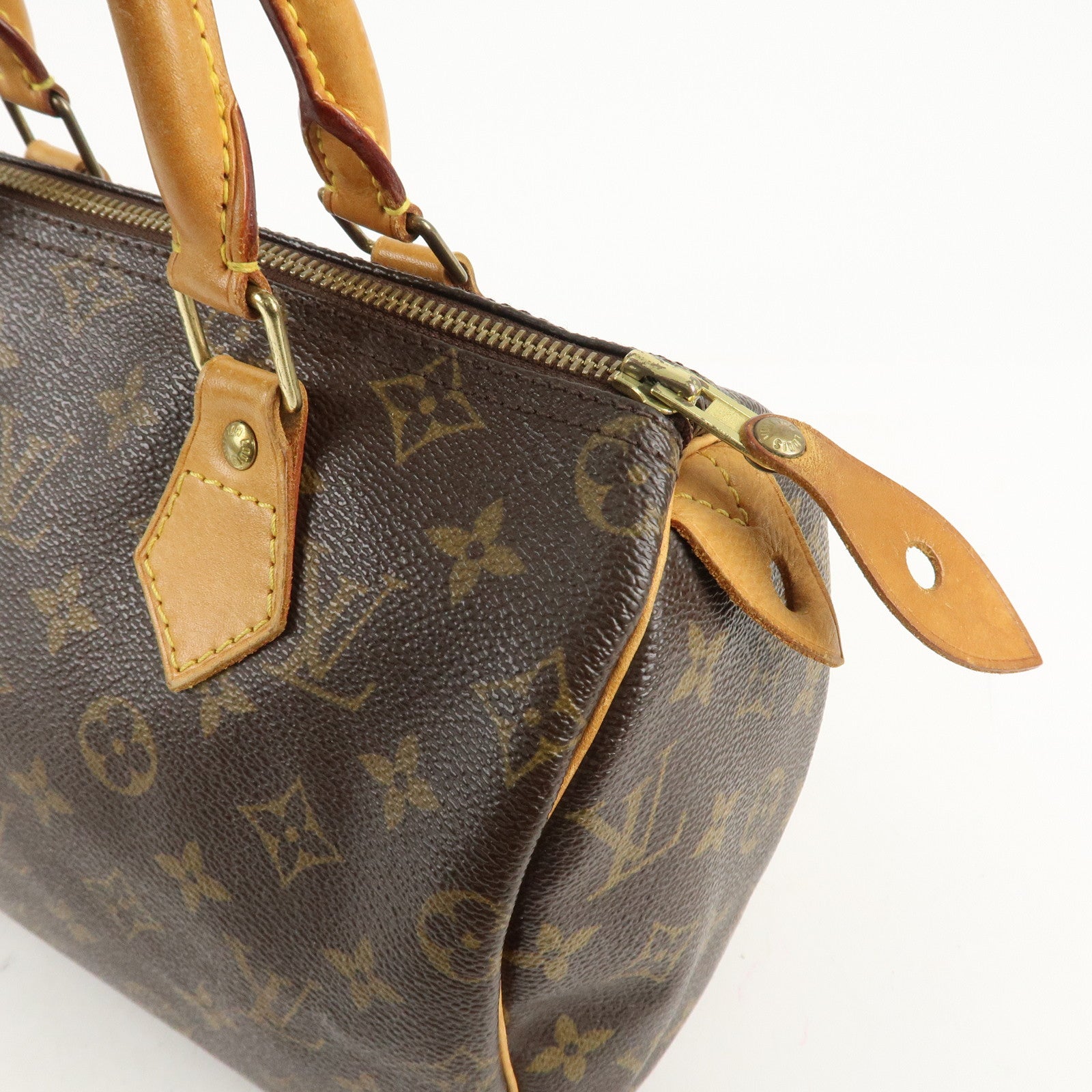 Louis Vuitton Monogram Speedy 25 Hand Bag Boston Bag M41528