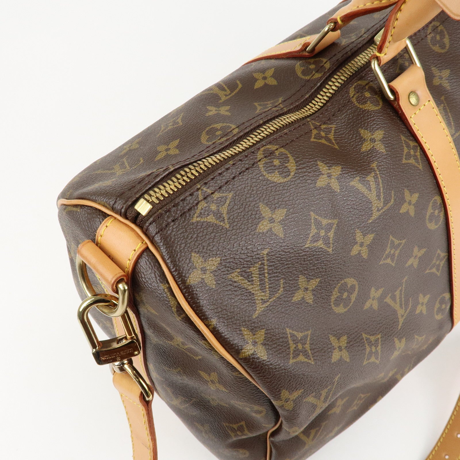 Louis Vuitton Monogram Keep All Bandouliere 45 Boston Bag M41418 Used