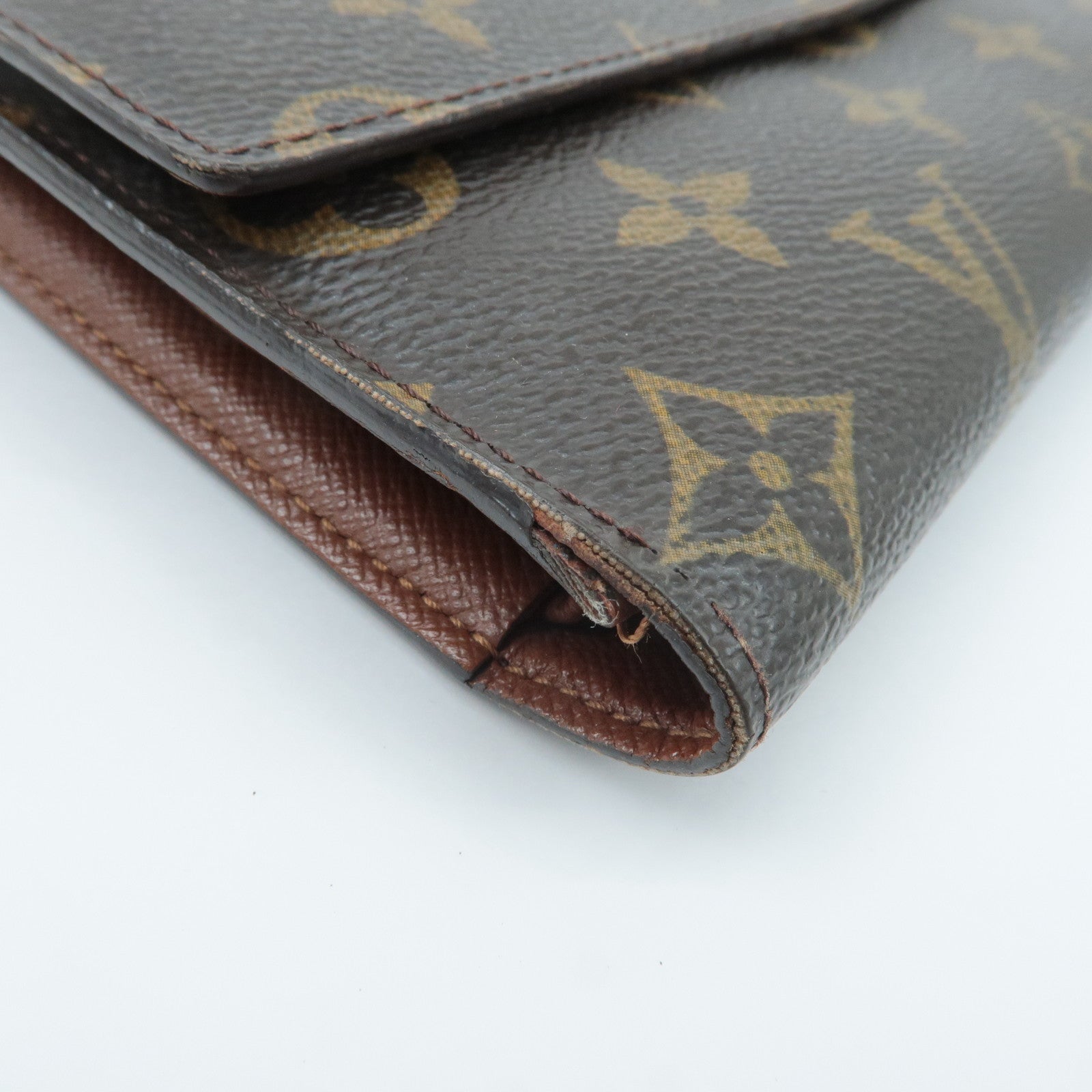 Louis Vuitton Set of 2 Monogram Porte Monnaie Portefeuil Wallet