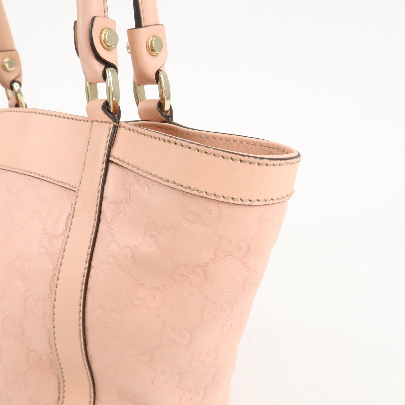 GUCCI Abbey Guccissima Leather Shoulder Bag Tote Bag 211983 Used