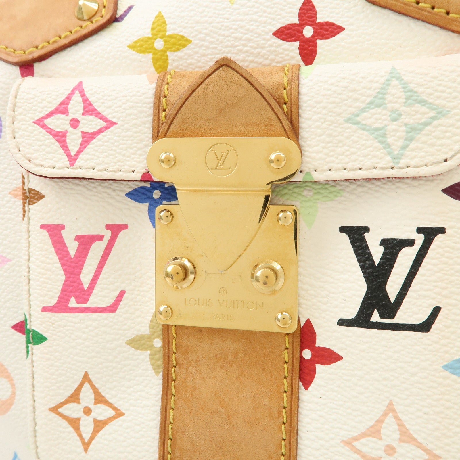 Louis Vuitton Monogram Multicolor Speedy 30 Hand Bag M92643 Used