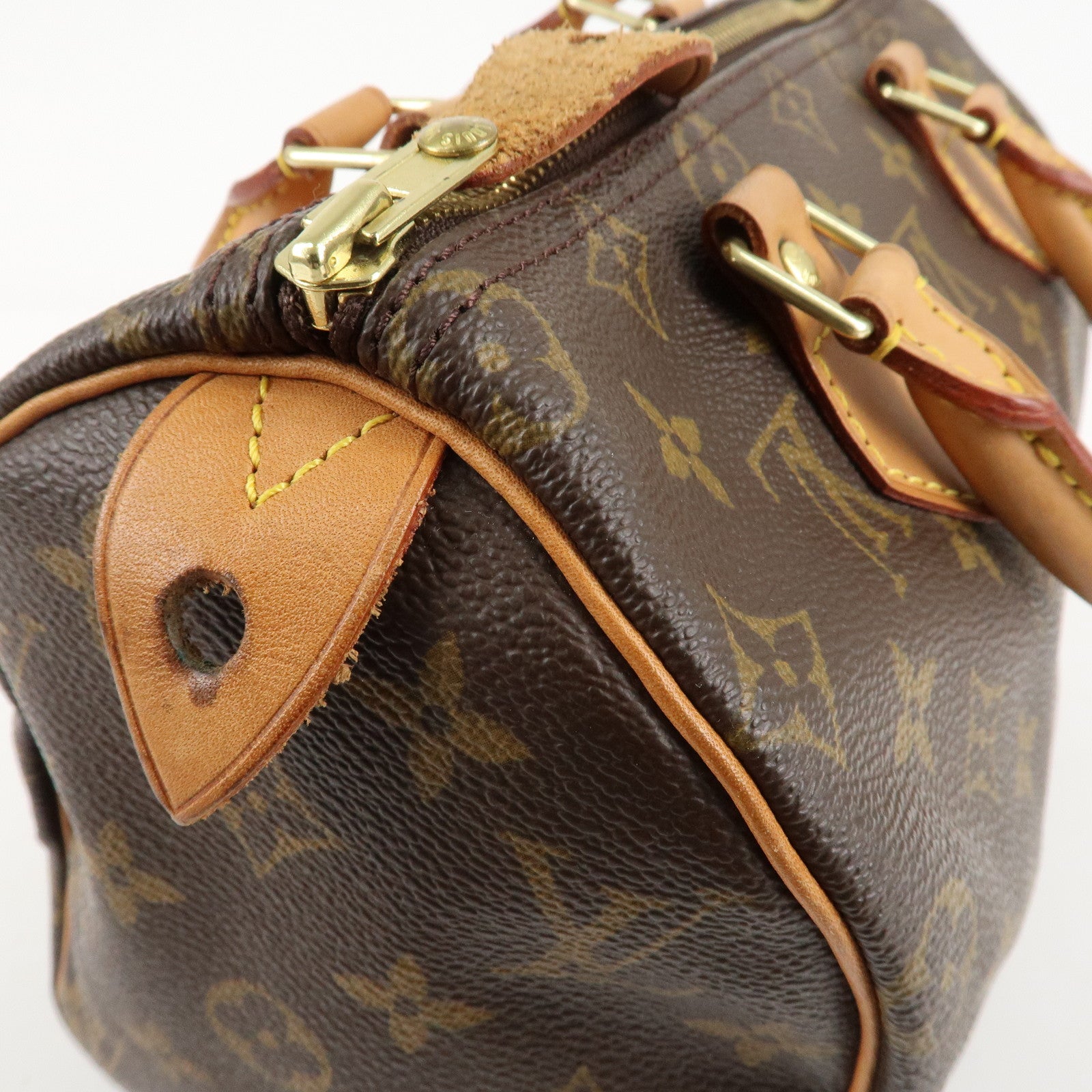 Louis Vuitton Monogram Speedy 25 Hand Bag Boston Bag M41528