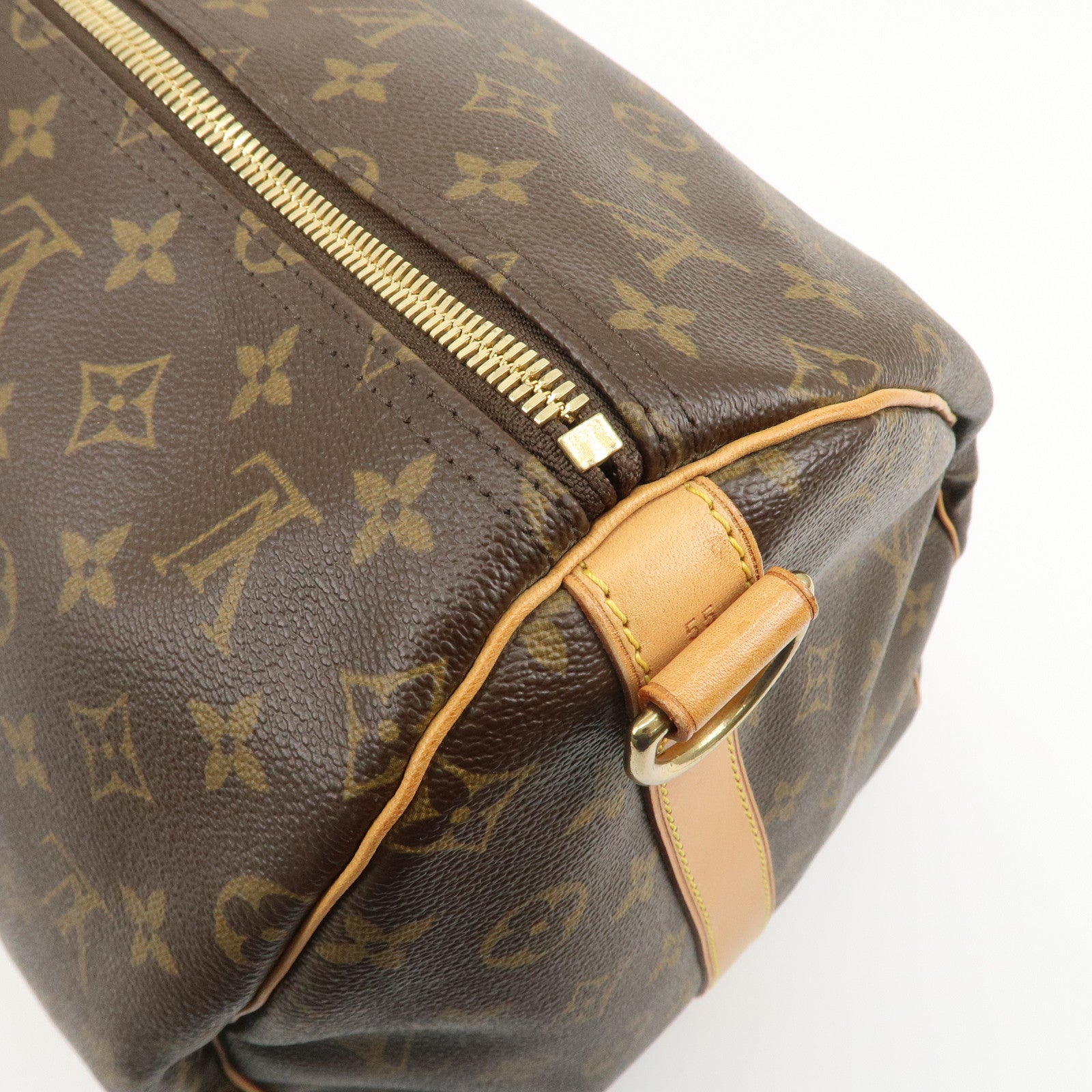 Louis Vuitton Monogram Keep All Bandouliere 55 Boston Bag M41414