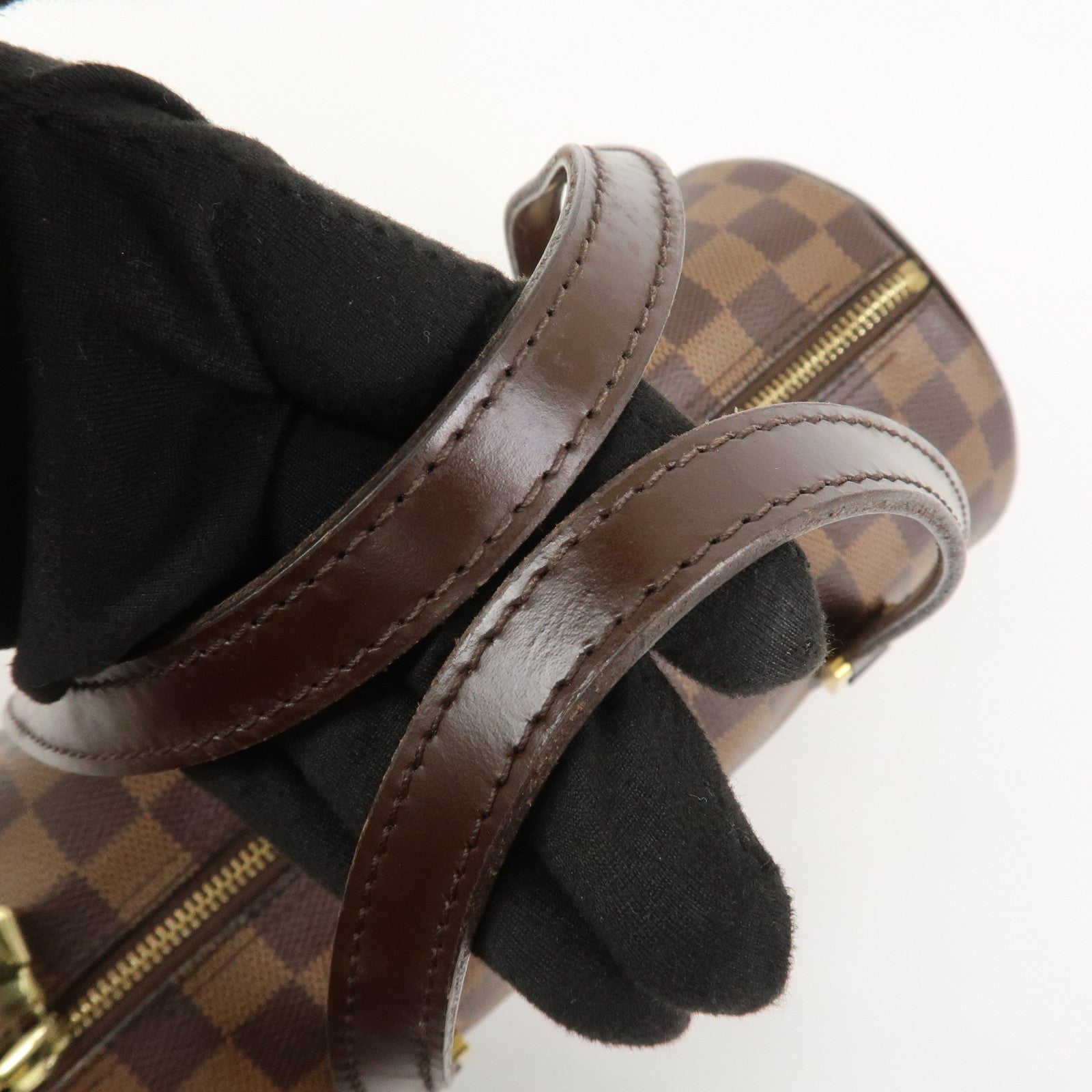 Louis Vuitton Damier Ebene Papillon 26 Hand Bag Brown N51304