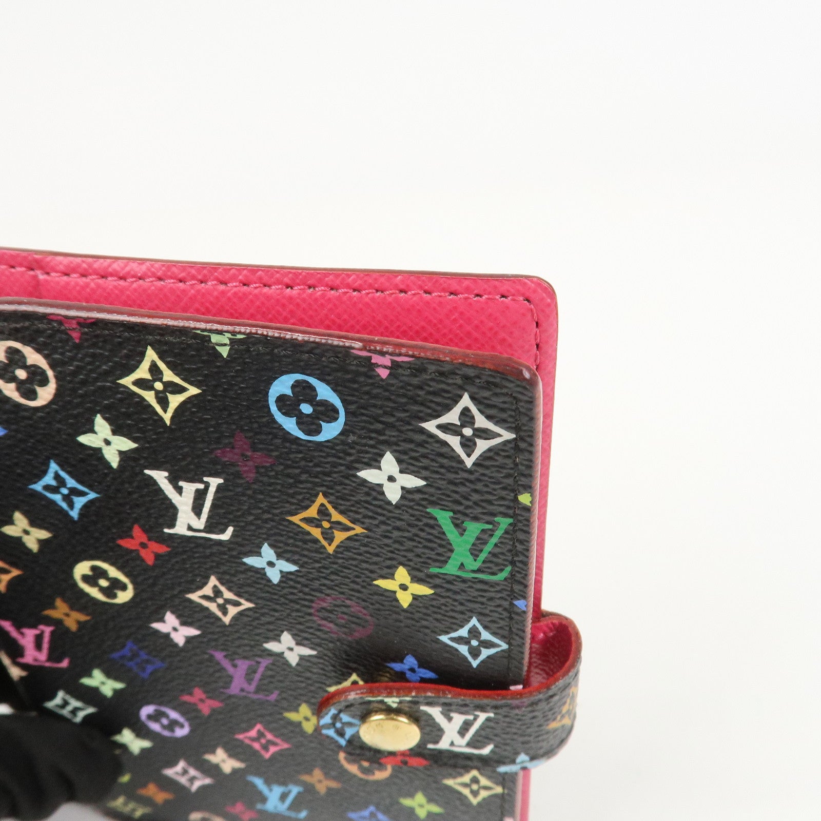 Louis Vuitton Monogram Multicolor Canvas Leather Agenda PM R21076