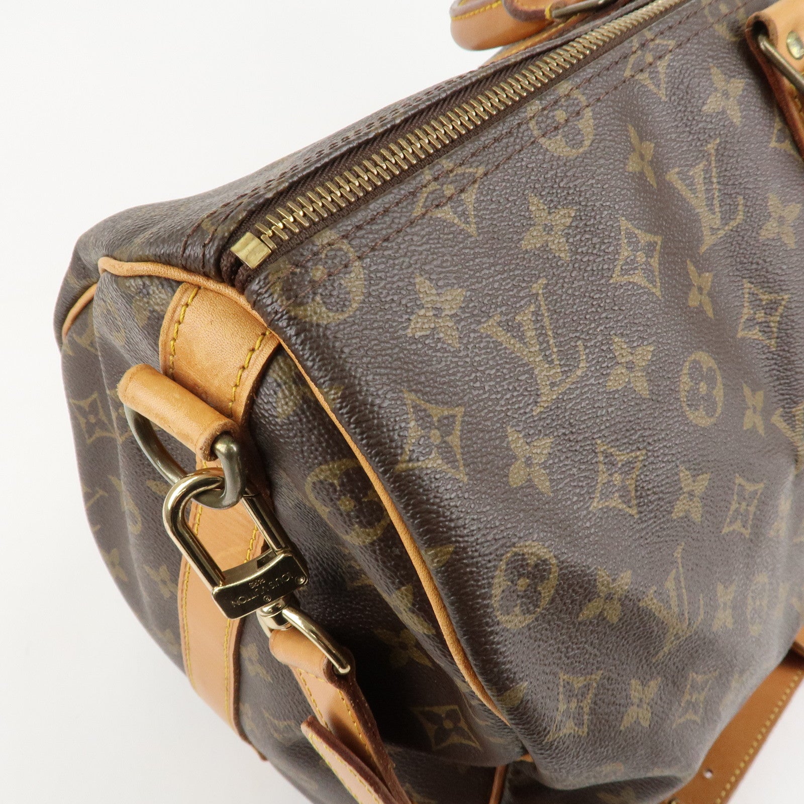 Louis Vuitton Monogram Keep All Bandouliere 50 Boston Bag M41416