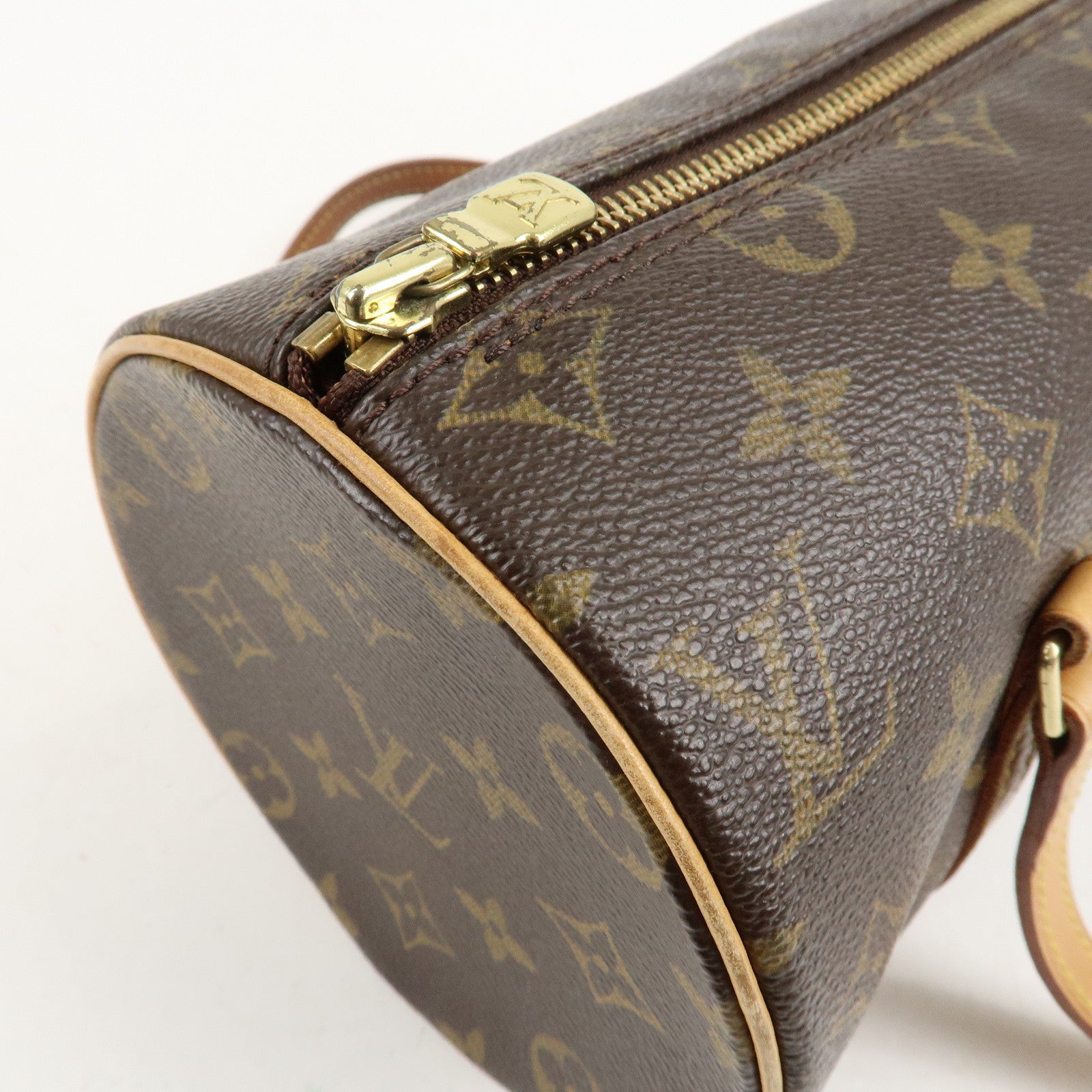 Louis Vuitton Monogram Papillon 26 Hand Bag Brown M51386