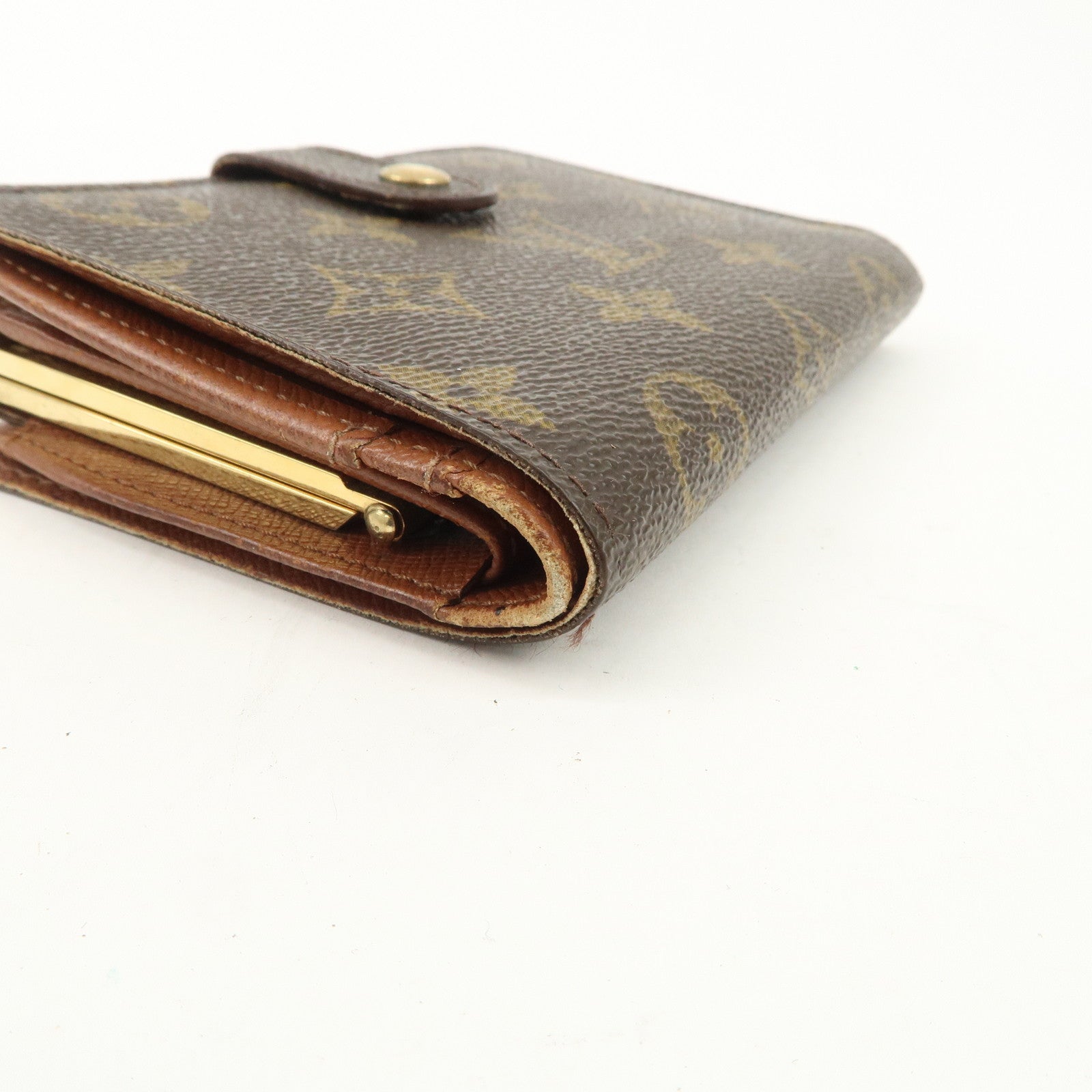 Louis Vuitton Monogram Set of 2 Bi-fold Wallet Brown M61663 Used