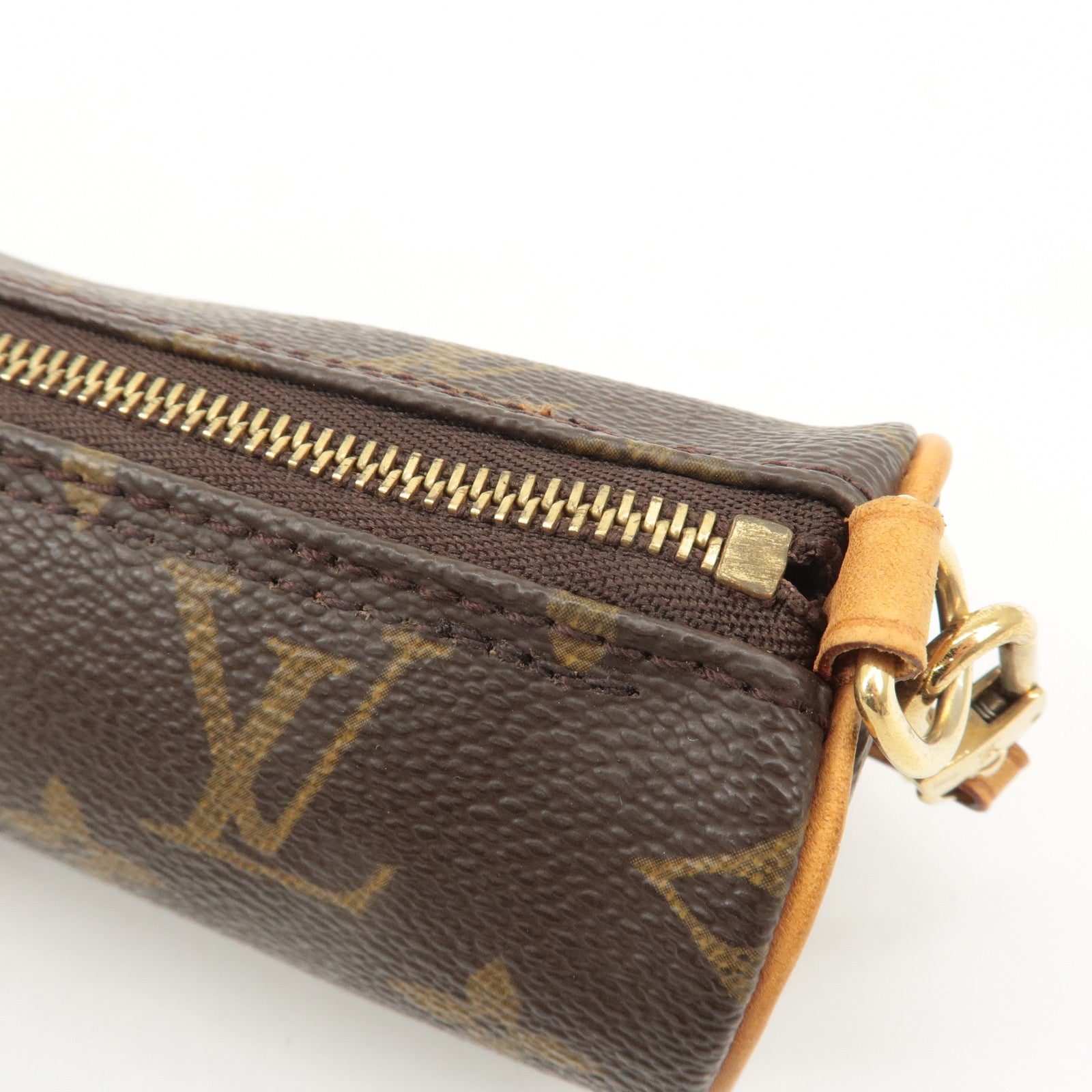 Louis Vuitton Monogram Mini Pouch for Papillon Bag Brown