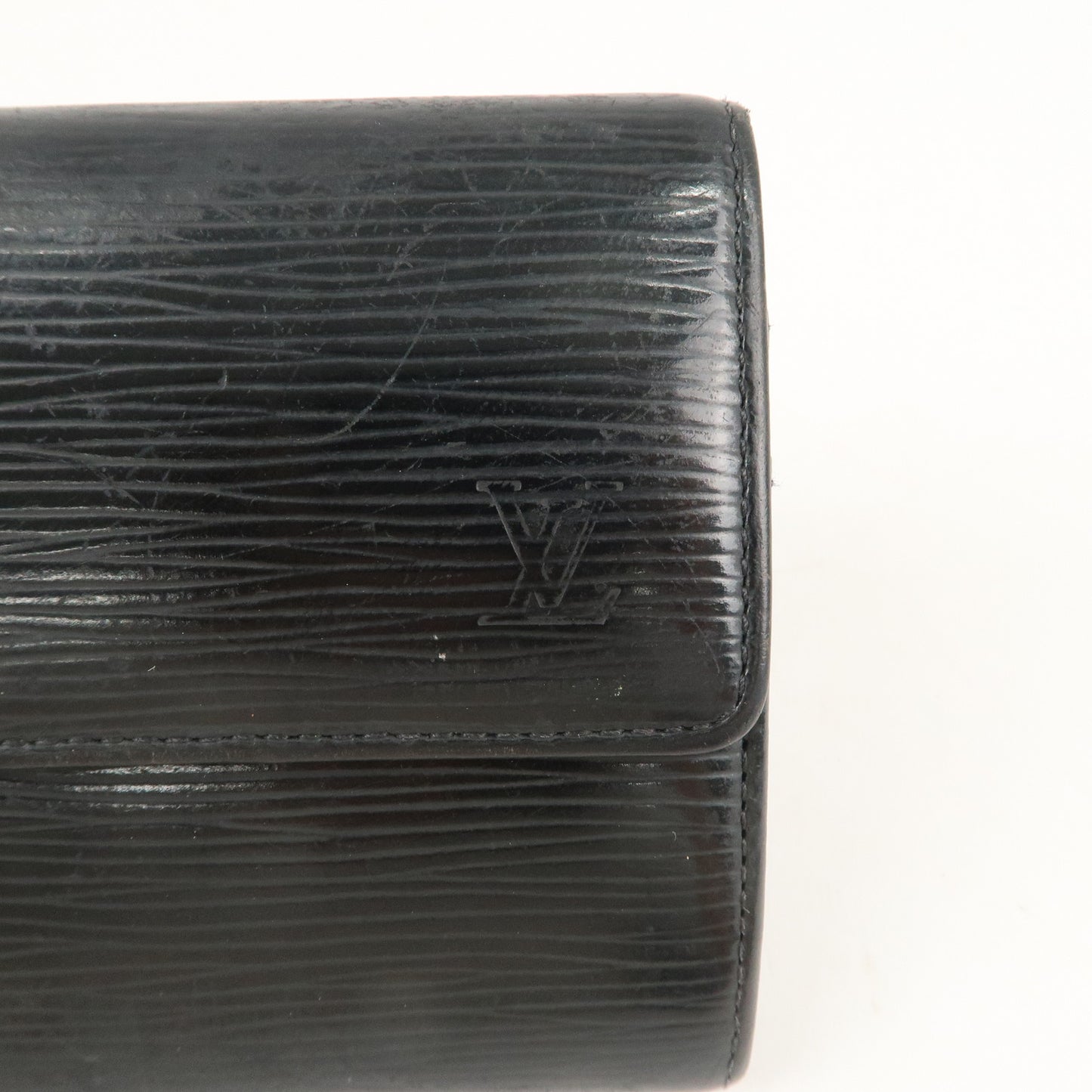 Louis Vuitton Epi Portefeuille Sarah Wallet Noir Black M63742