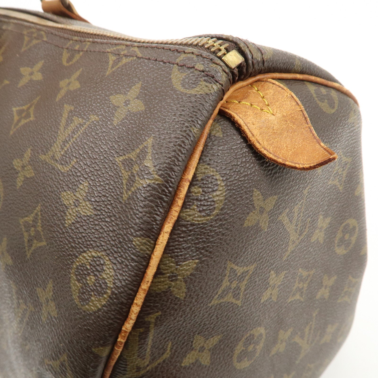 Louis Vuitton Monogram Keep All 50 Boston Bag Brown M41426 Used