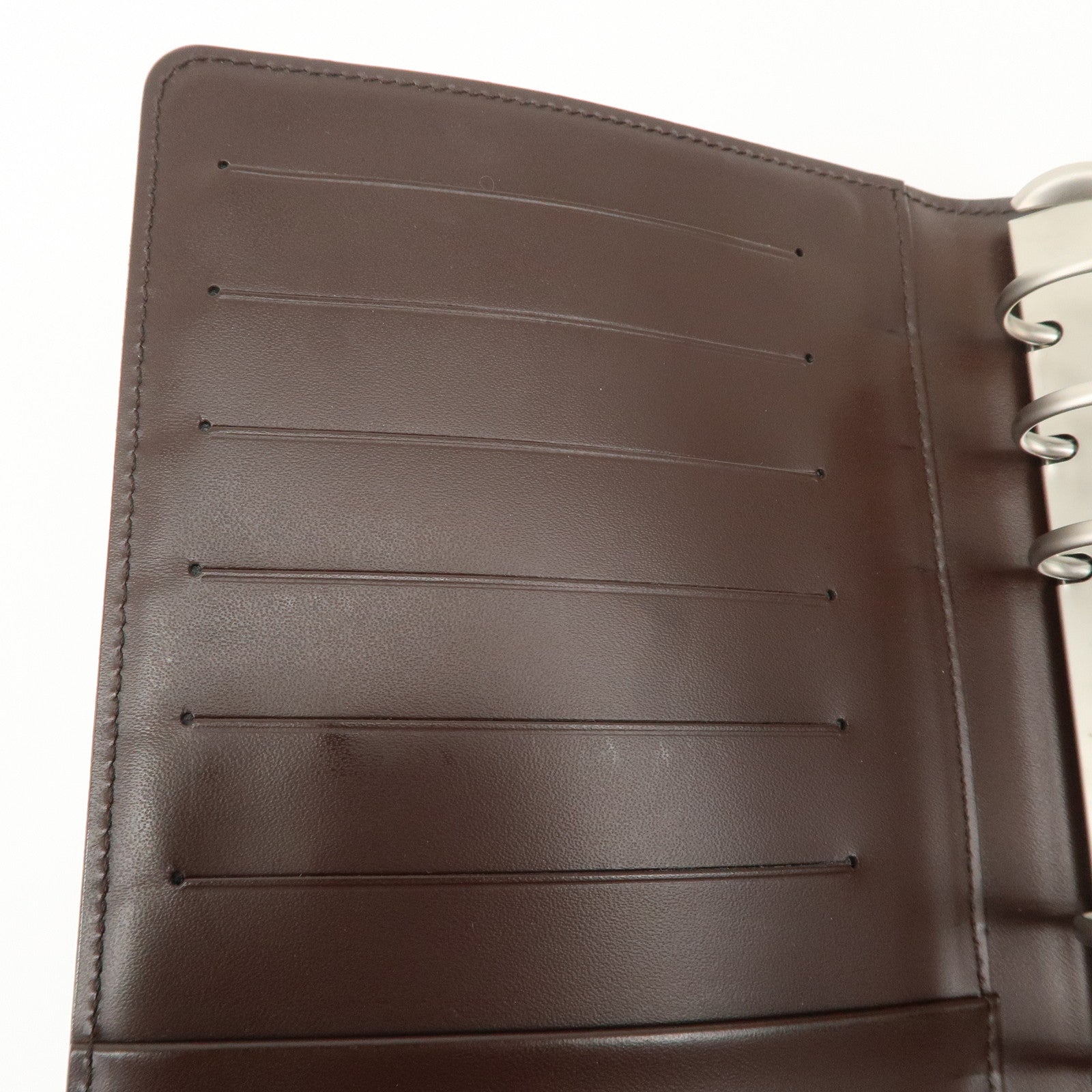 Louis Vuitton Epi Agenda MM Planner Cover Mocha R2004D