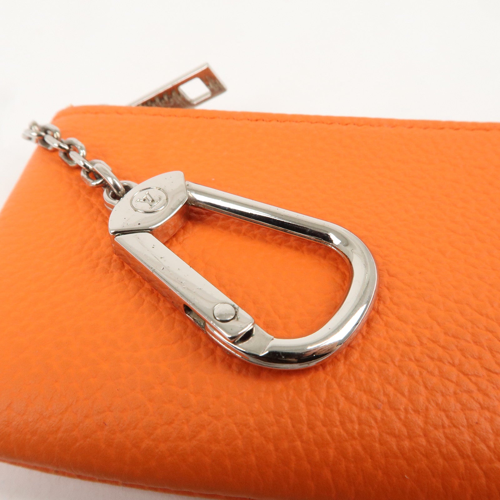 Louis Vuitton Aerogram Pochette Cles Coin Case Orange M81032