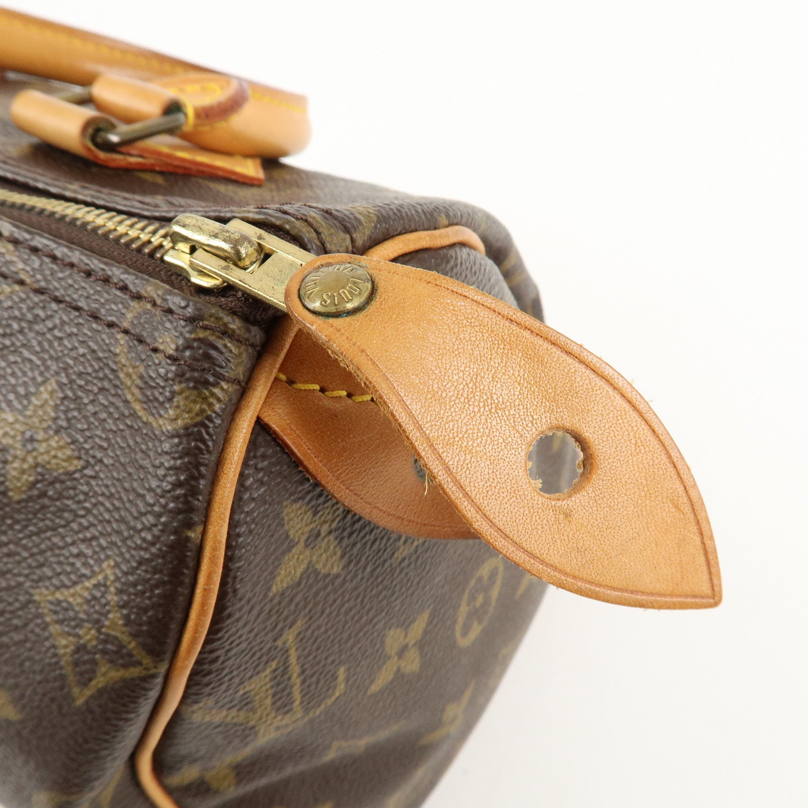 Louis Vuitton Monogram Speedy 25 Hand Bag Boston Bag M41528