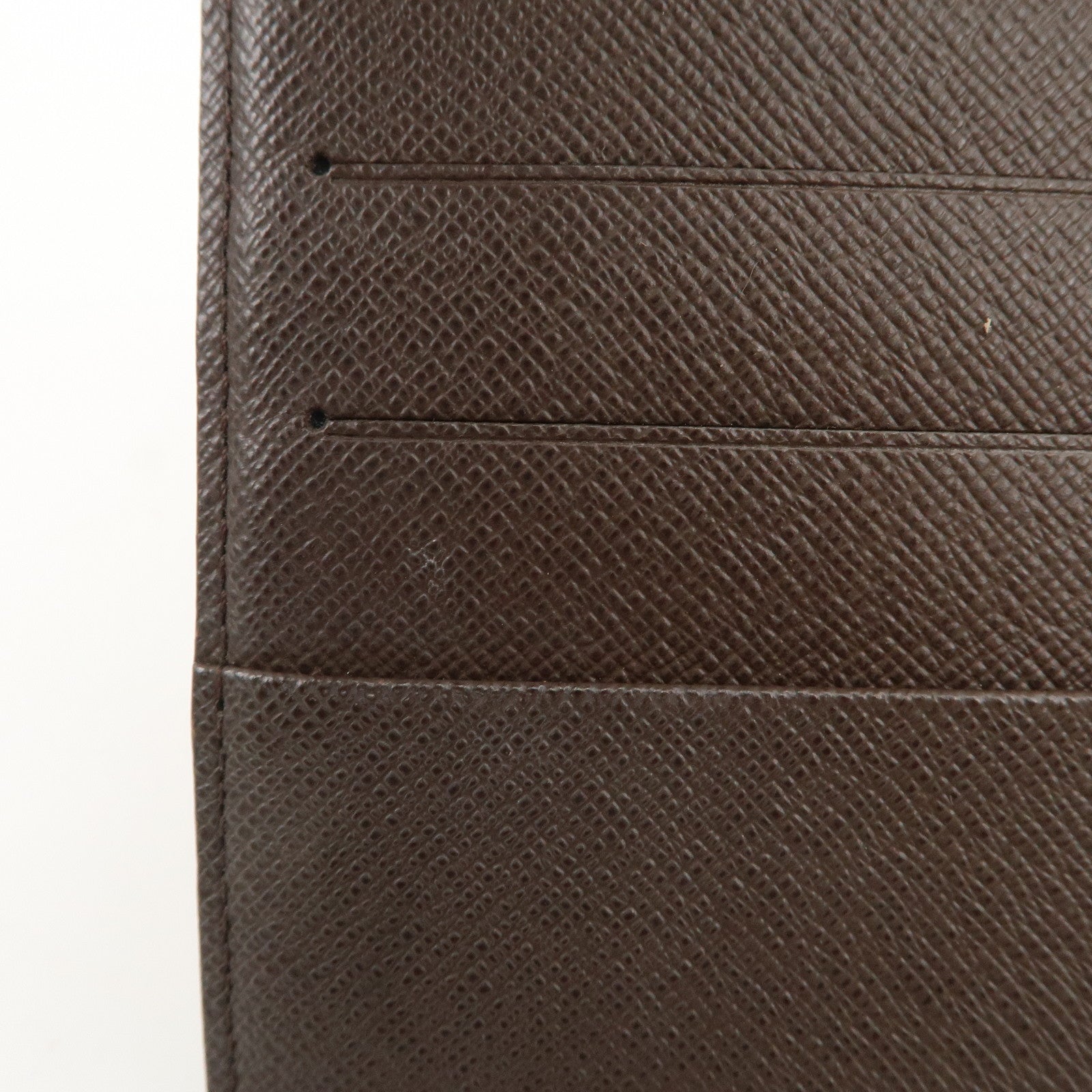 Louis Vuitton Damier Ebene Canvas Agenda MM Planner Cover R20240 Used