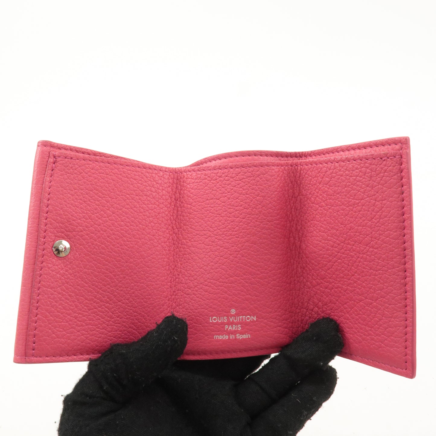 Louis Vuitton Portefeuille Lock Mini Leather Wallet Pink M67860