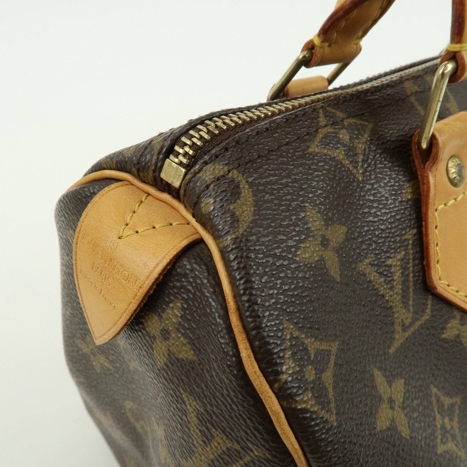 Louis Vuitton Monogram Speedy 25 Hand Bag Boston Bag M41528