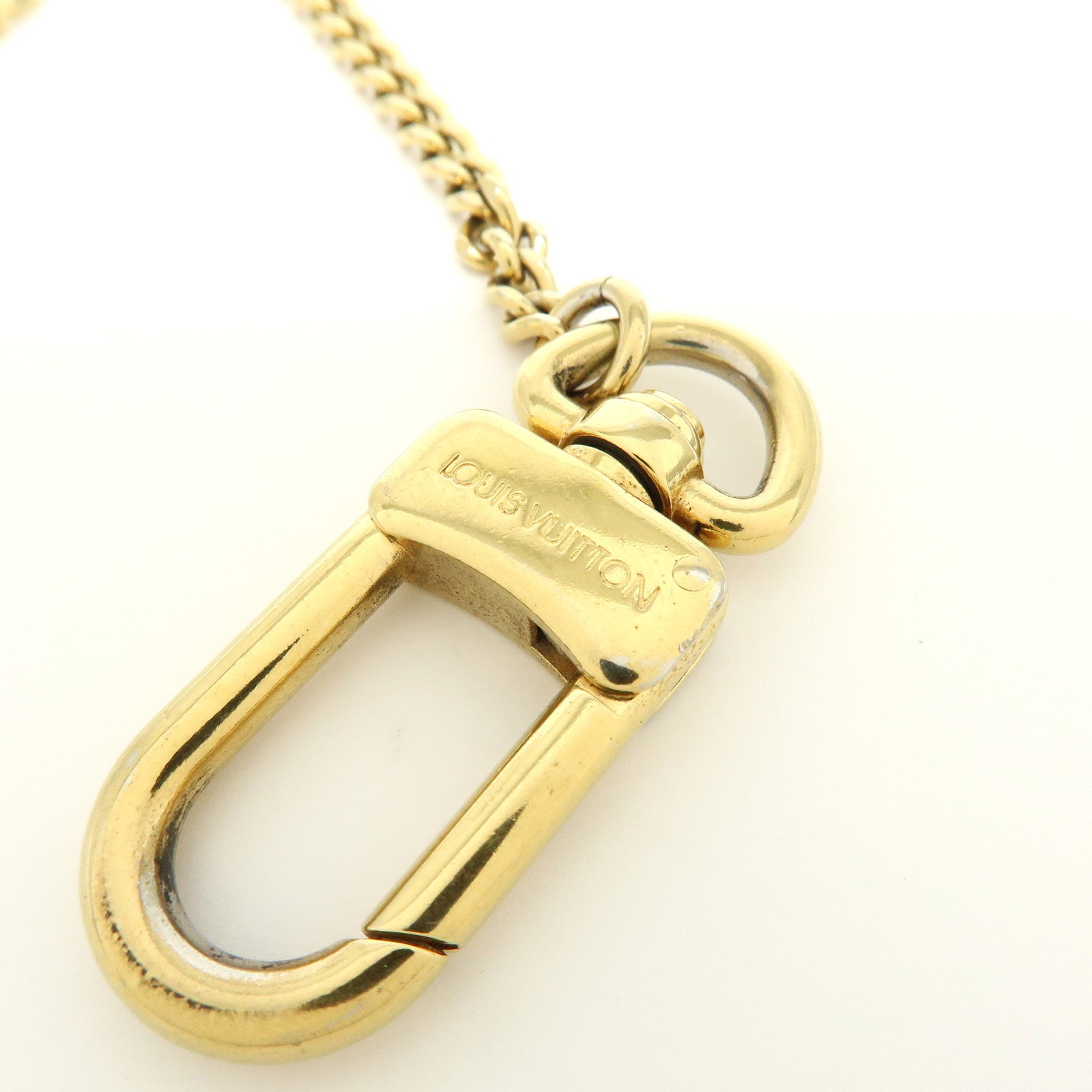 Louis Vuitton Chenne Ano Cles Key Chain Key Charm Gold M58021