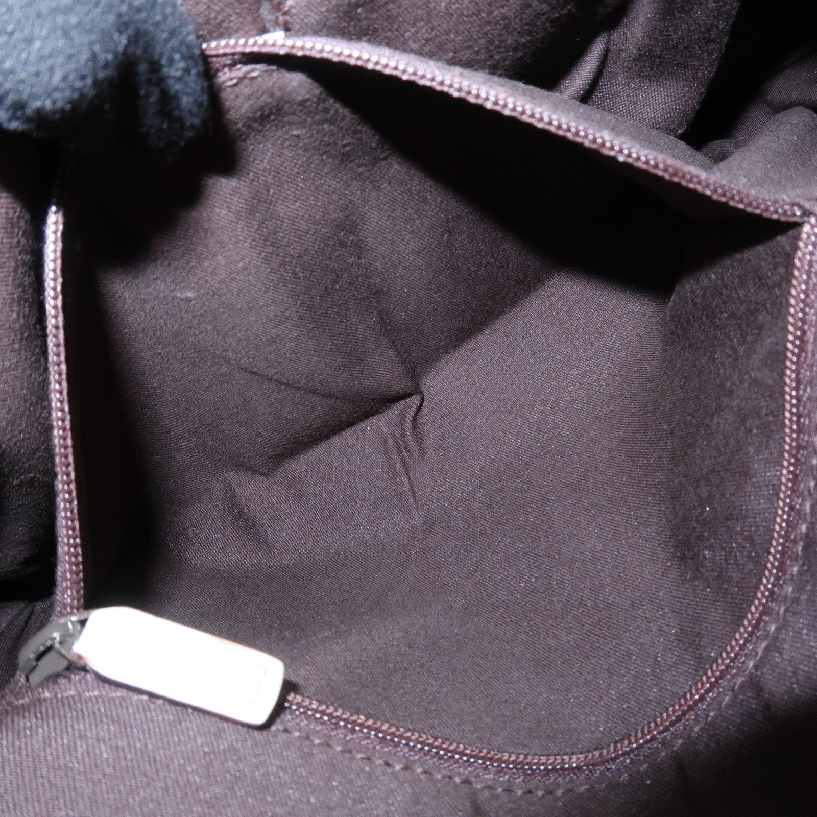 GUCCI Abbey GG Canvas Leather Shoulder Bag Brown Ivory 130738