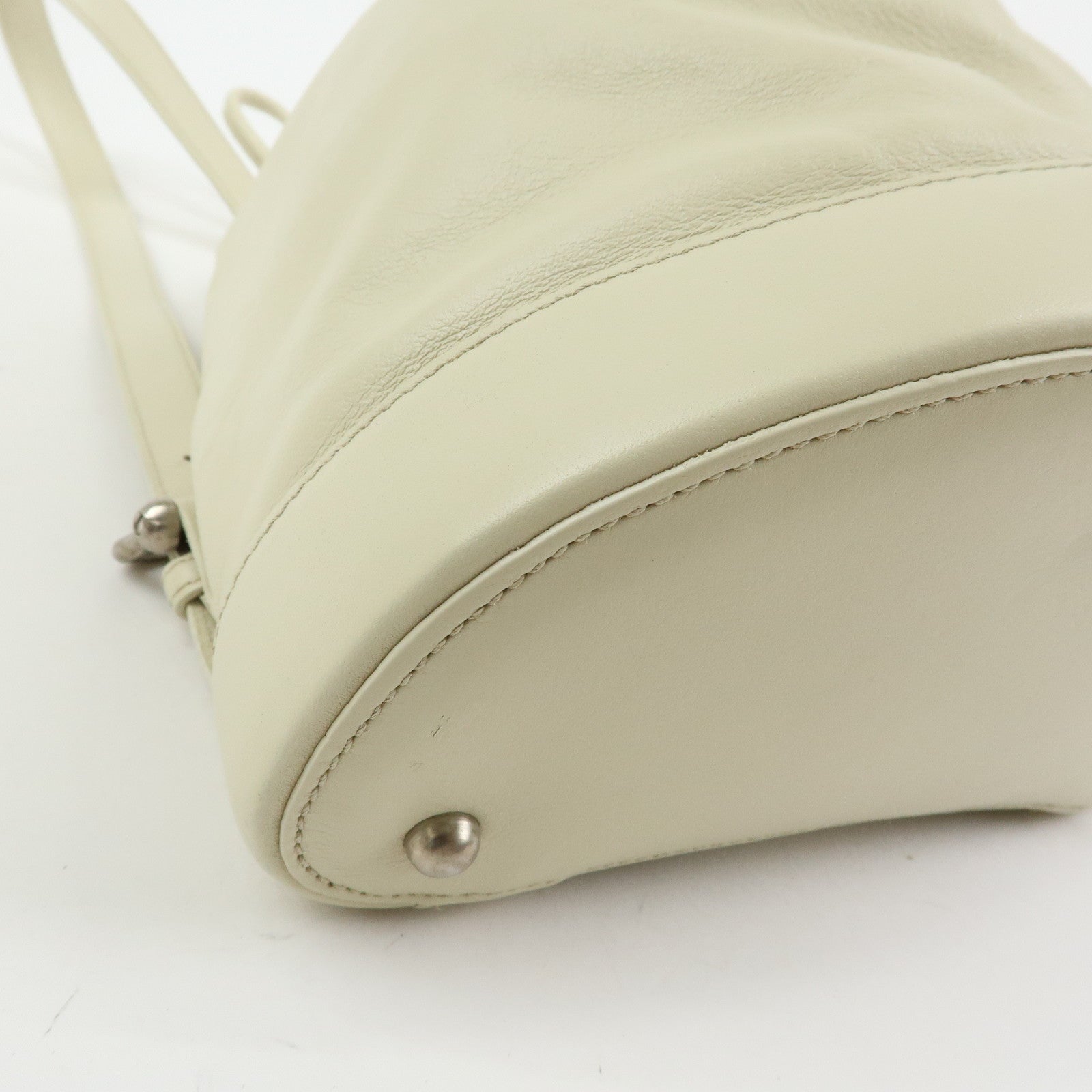 LOEWE Anagram Anton Leather Backpack Rucksuck Ivory