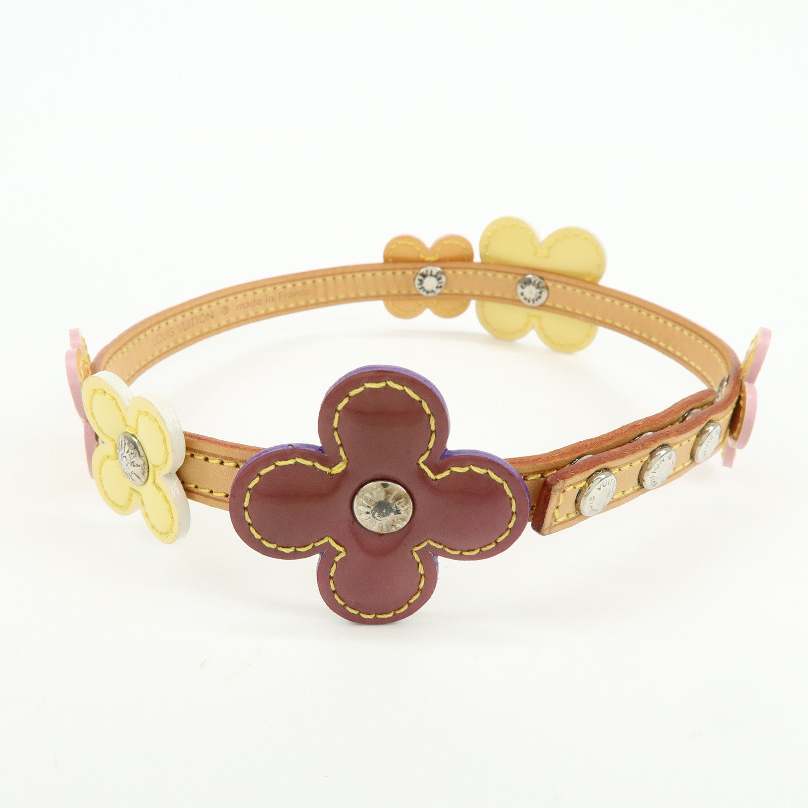 Louis Vuitton Monogram Vernis Flower Lexington Bracelet M92252