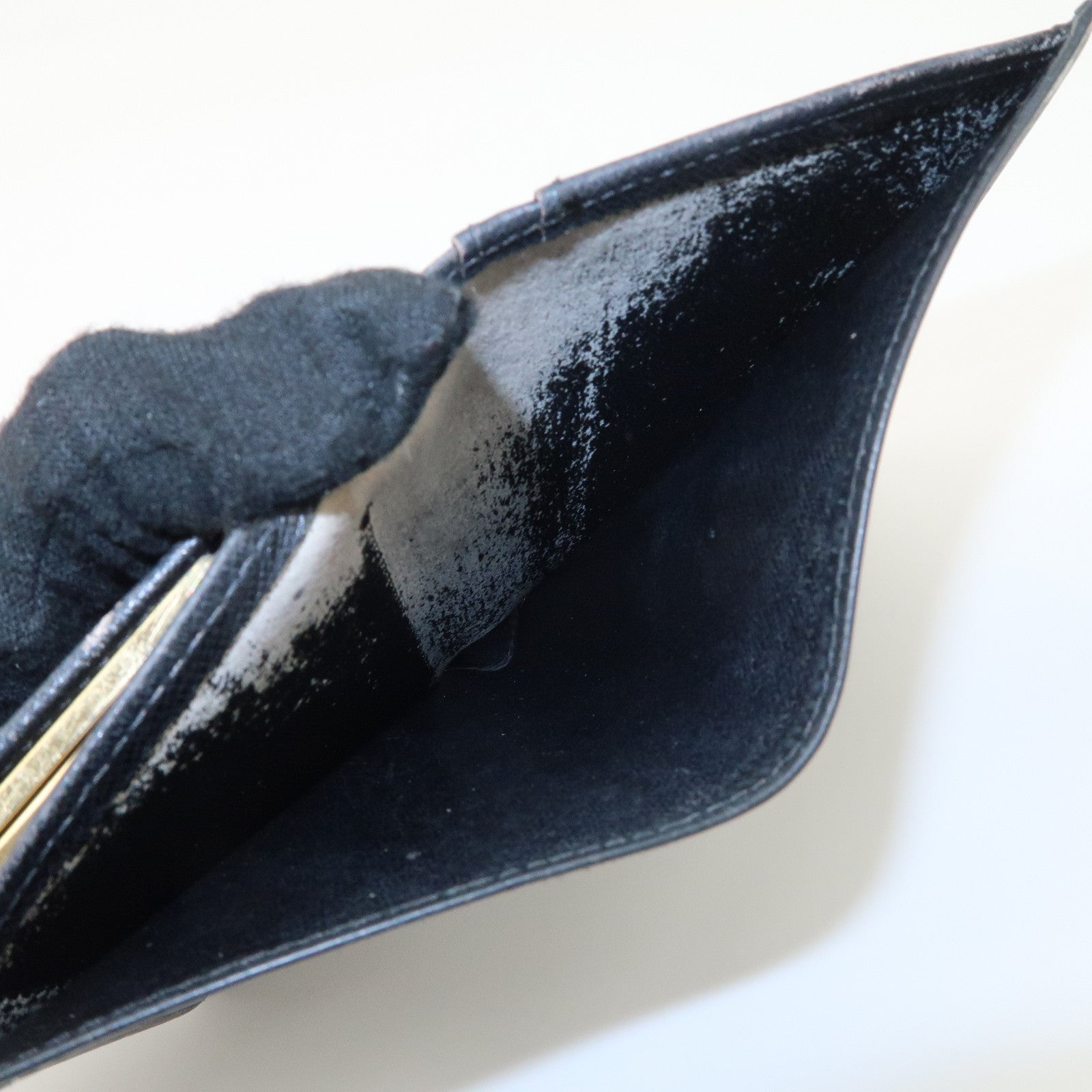 Louis Vuitton Epi Set of 2 Long Wallet Noir Cassis M63242 M6364K Used