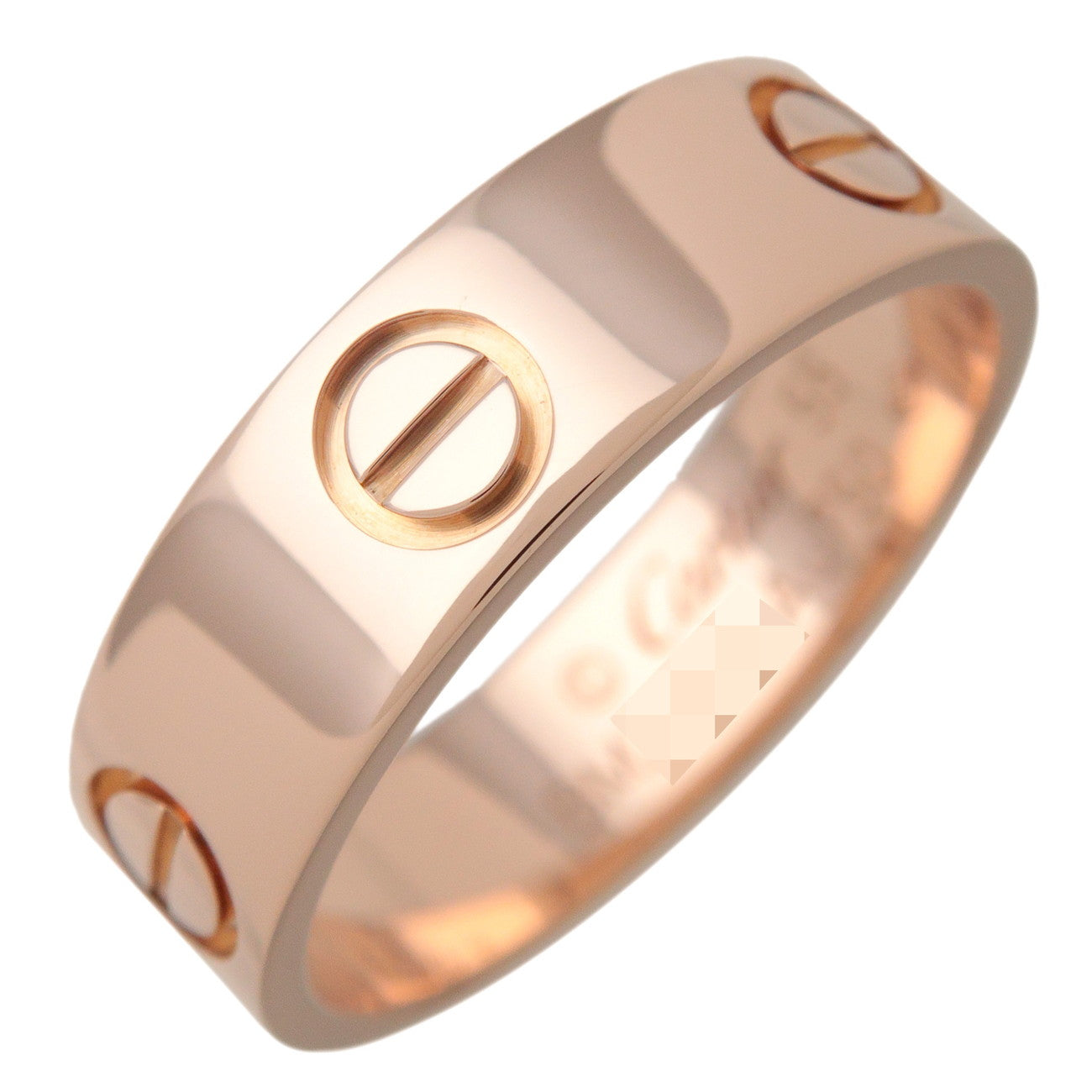 Cartier Love Ring K18 750PG Rose Gold #55 US7.25 EU55 HK16