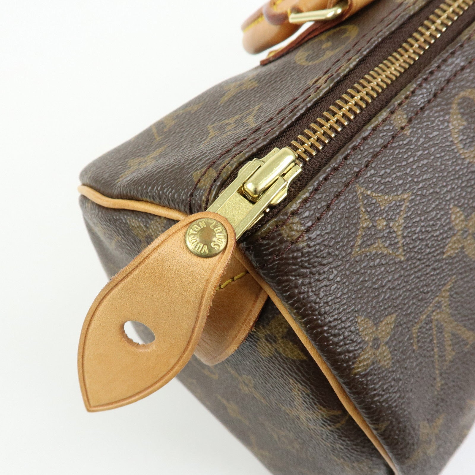 Louis Vuitton Monogram Speedy 30 Boston Bag Hand Bag Brown M41526