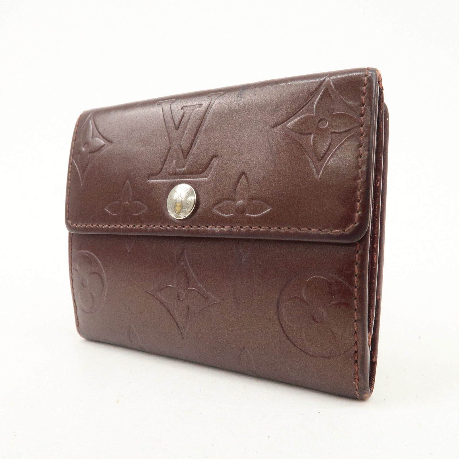 Louis Vuitton Damier Vernis Set of 3 Bi-fold Wallet Card Case Used